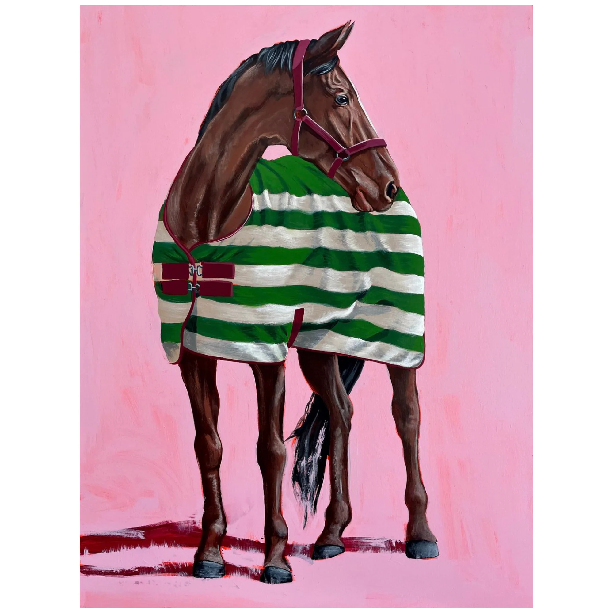 "Clover Club" 40"x30" Acrylic on Canvas by Tanner Muse