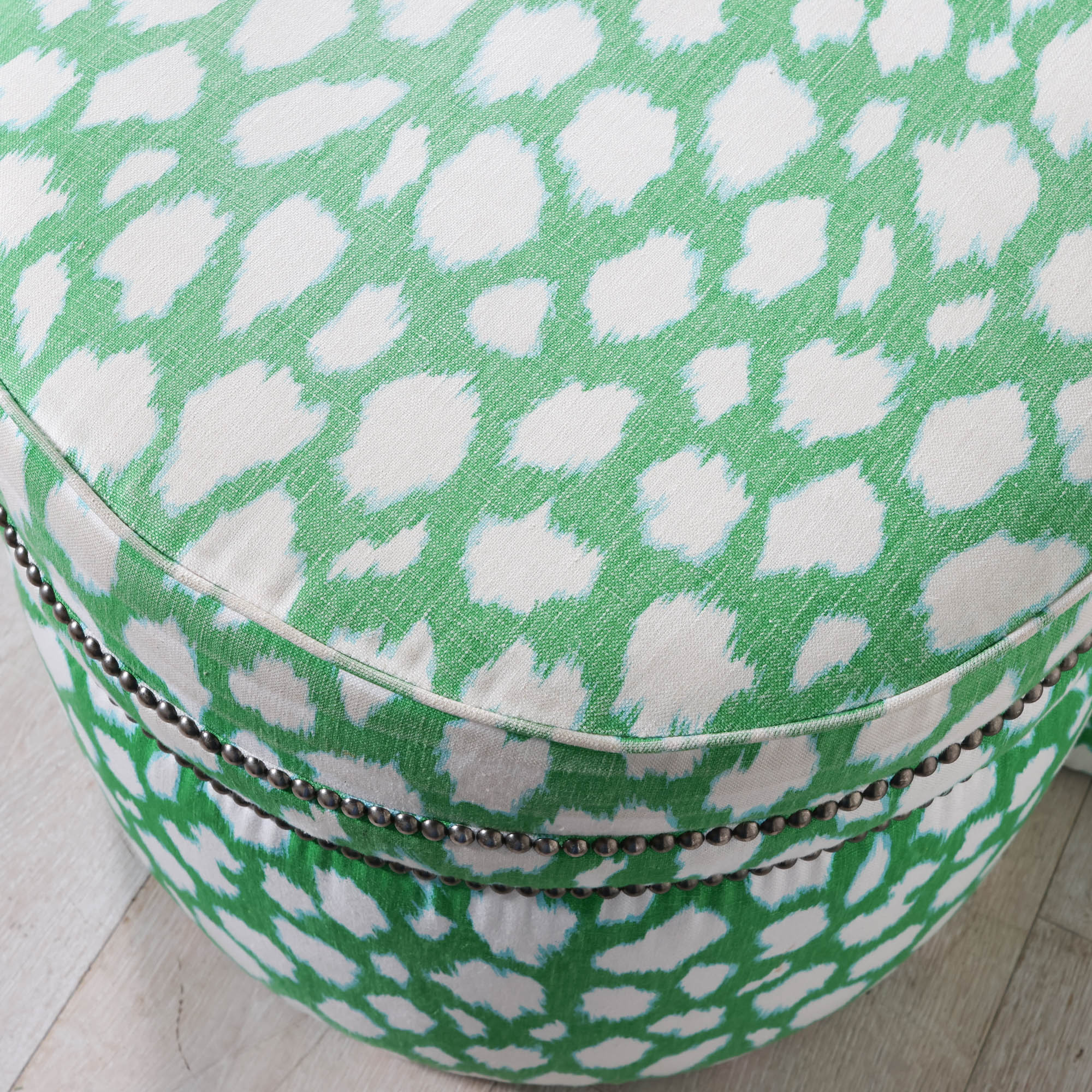 Clover Ottoman in Kate Spade Fabric - Image 3