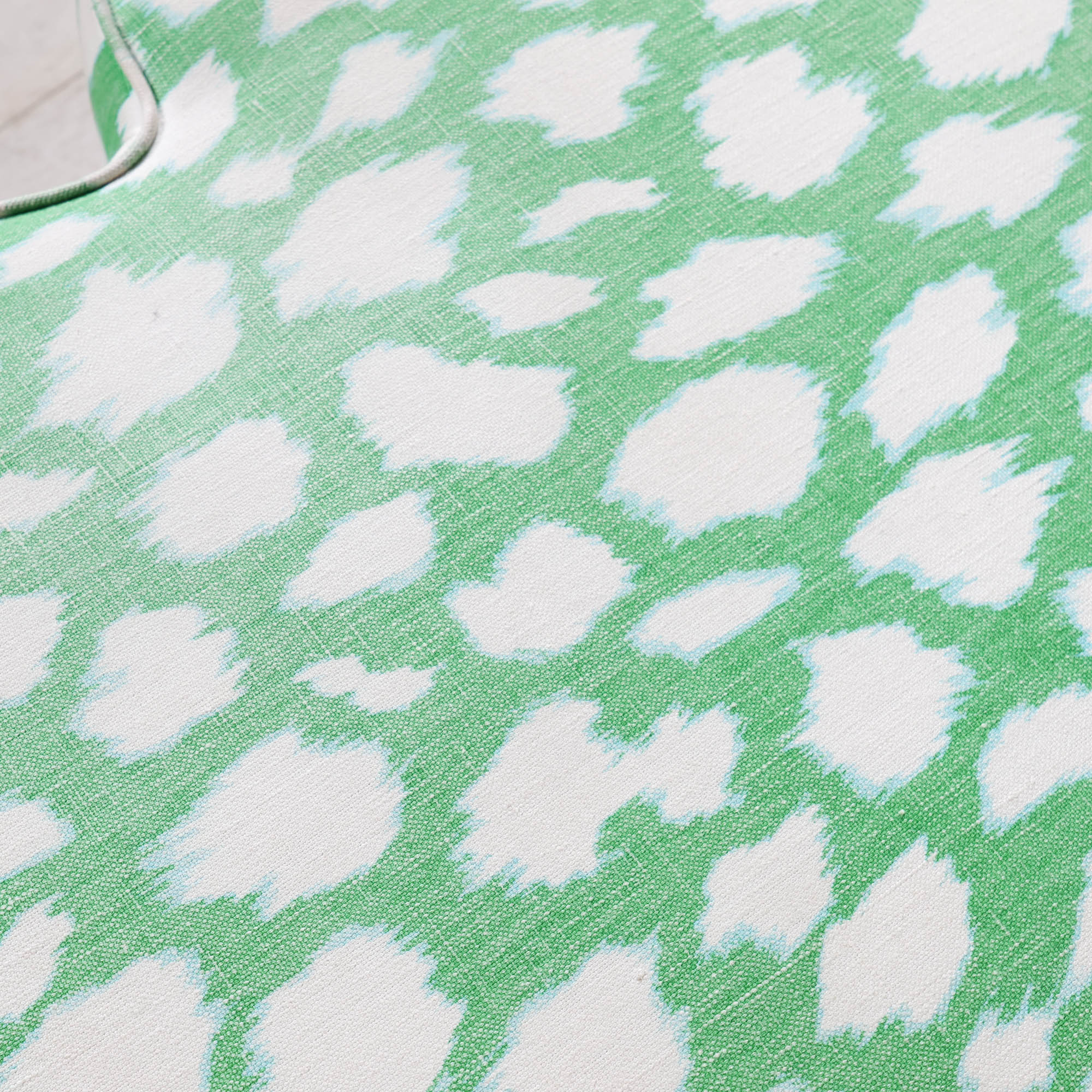Clover Ottoman in Kate Spade Fabric - Image 4
