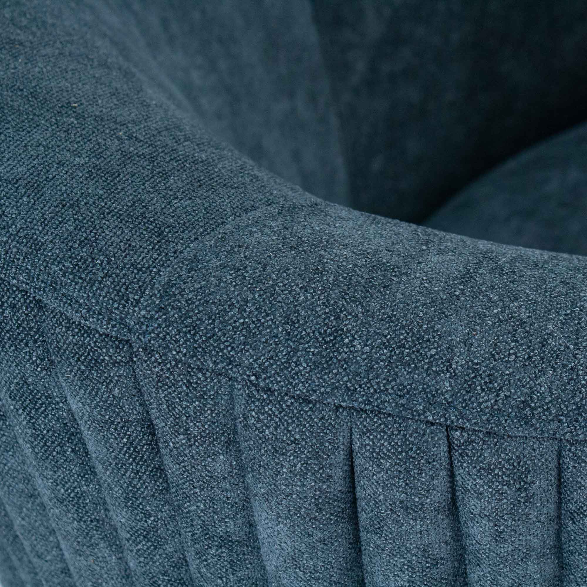 Come Next Monday Swivel Chair In Indigo - Image 4