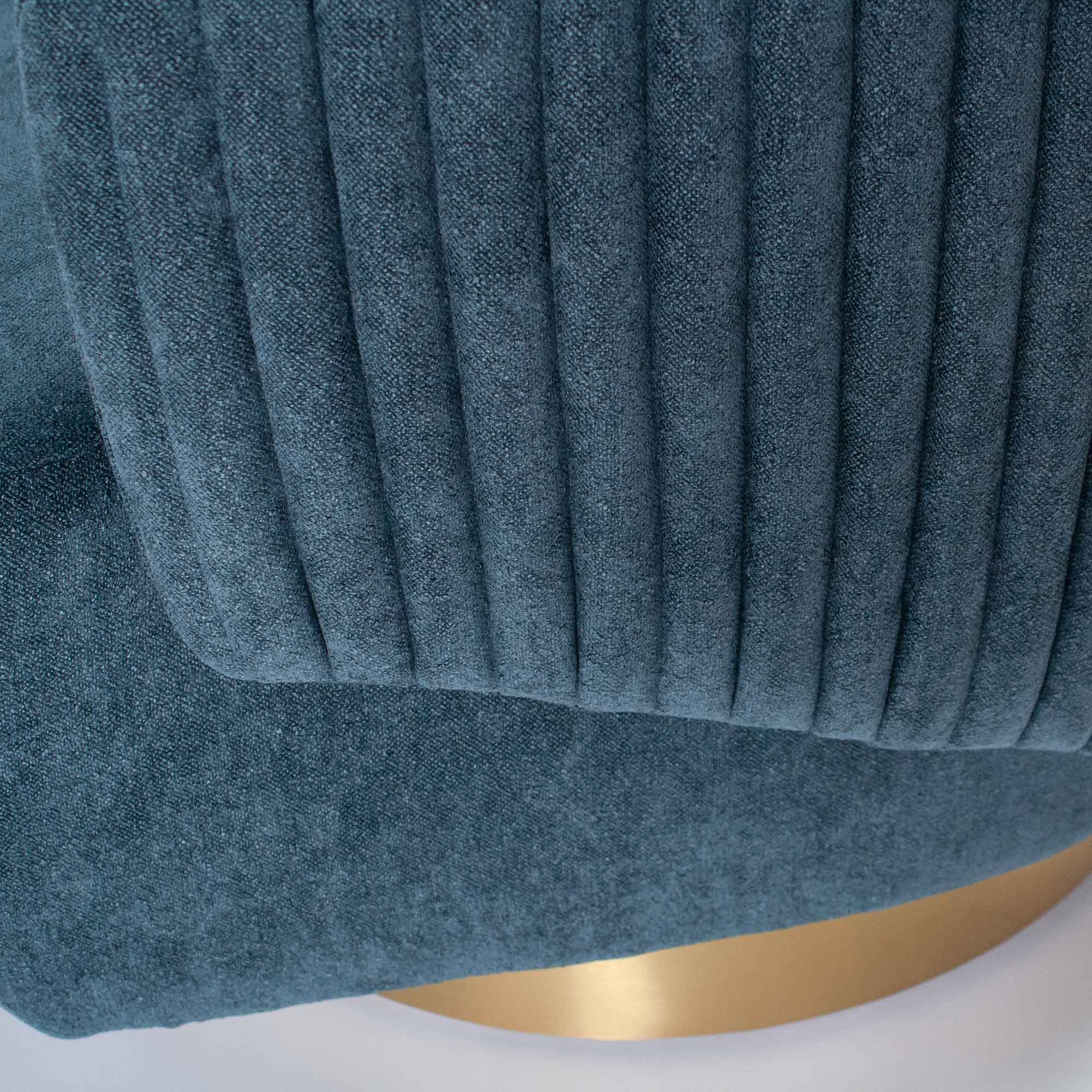 Come Next Monday Swivel Chair In Indigo - Image 5
