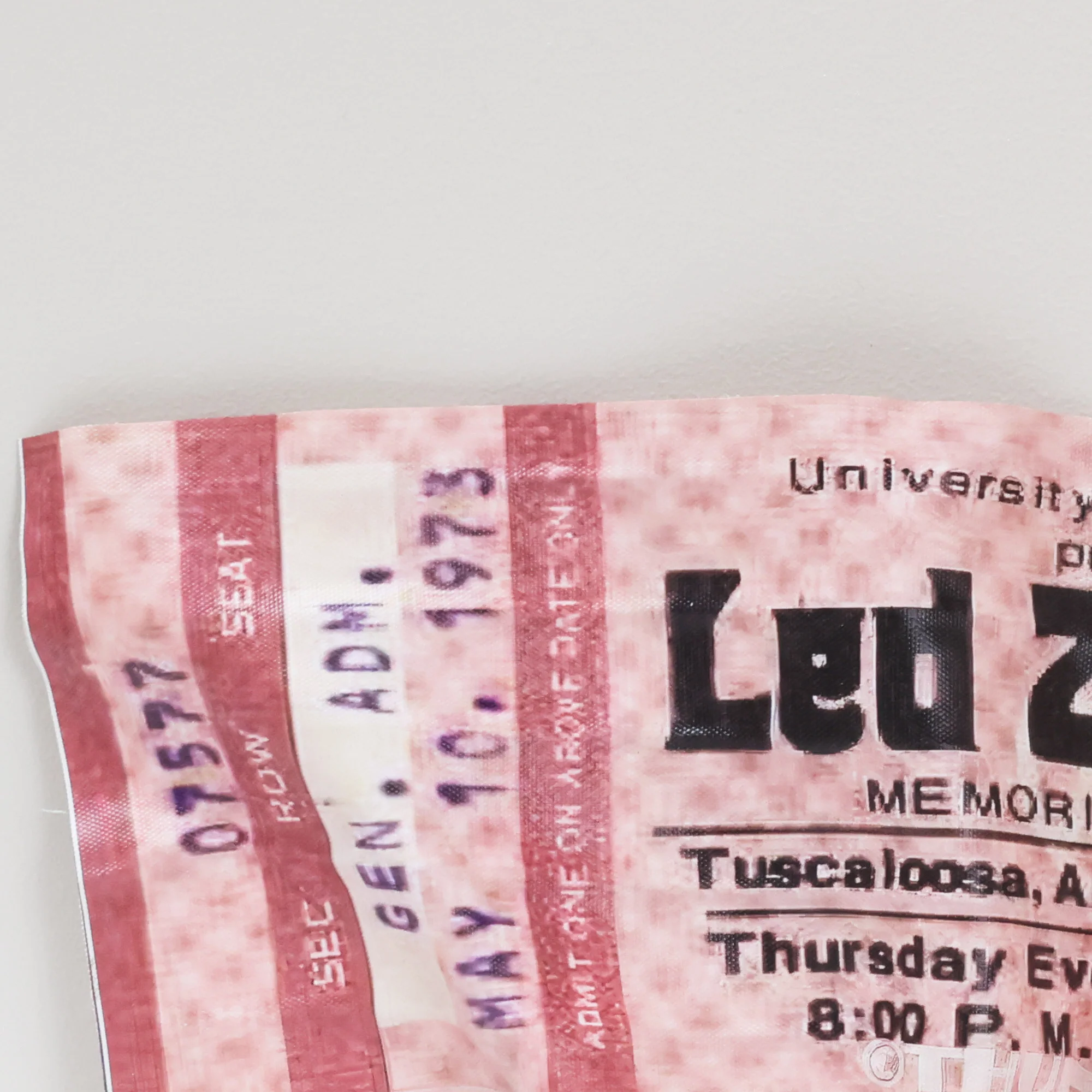 Rock ‘N Roll Stub - 1973 - Image 2