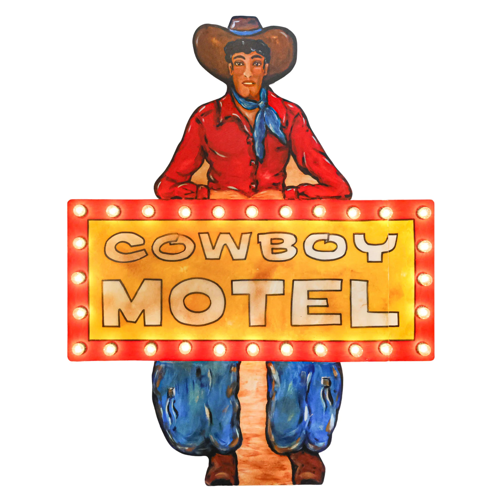 Cowboy Motel Sign