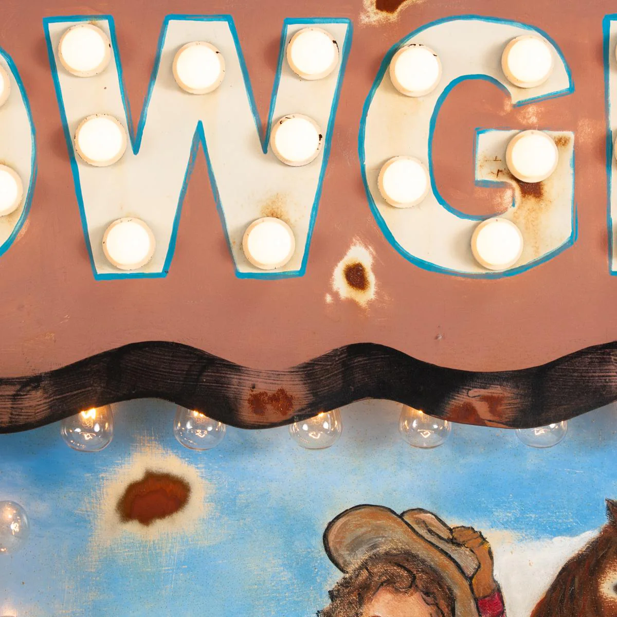 Cowgirl Bar Sign - Image 5