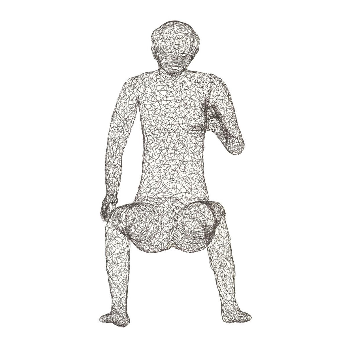 Crazy Wire Lounging Female - Image 3