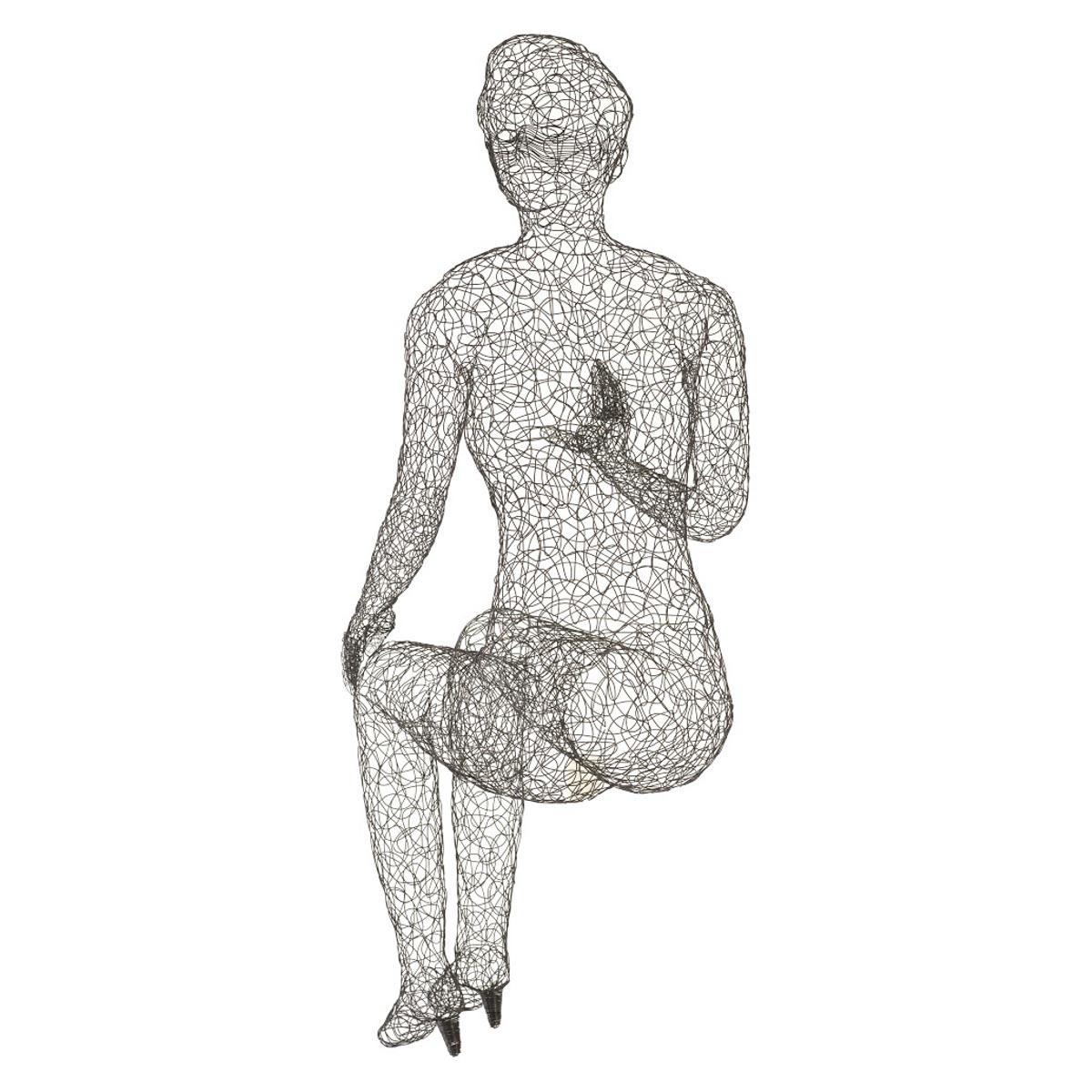 Crazy Wire Lounging Female in Heels - Image 3