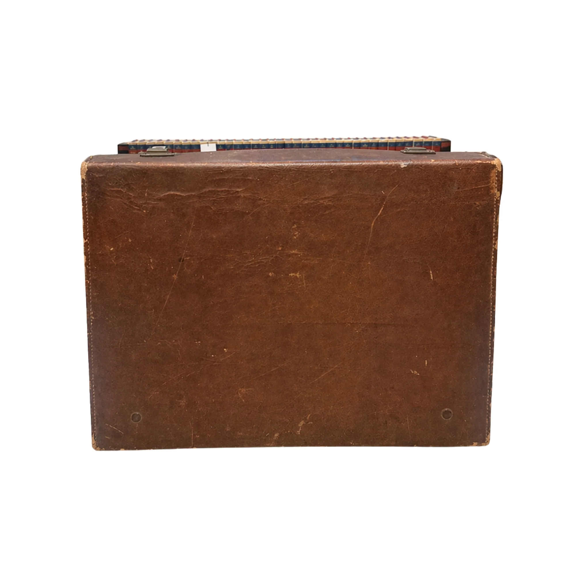 Vintage Brown Suitcase - Missing Handle