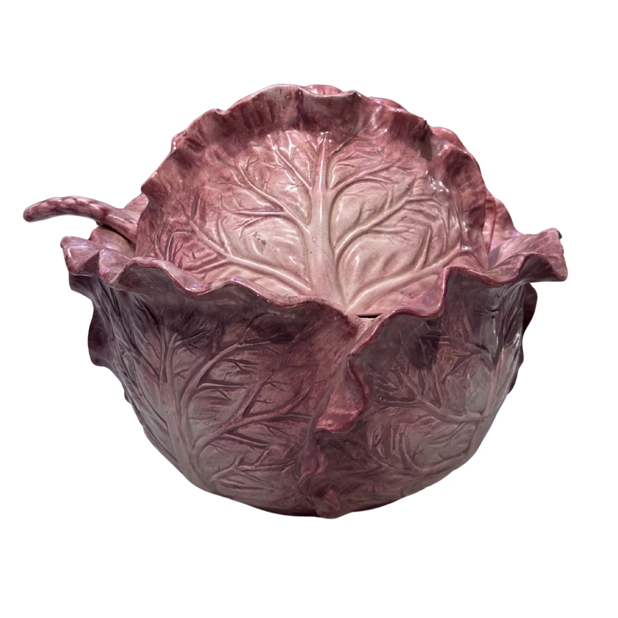 Fitz & Floyd Red Cabbage Punch Bowl - Image 2