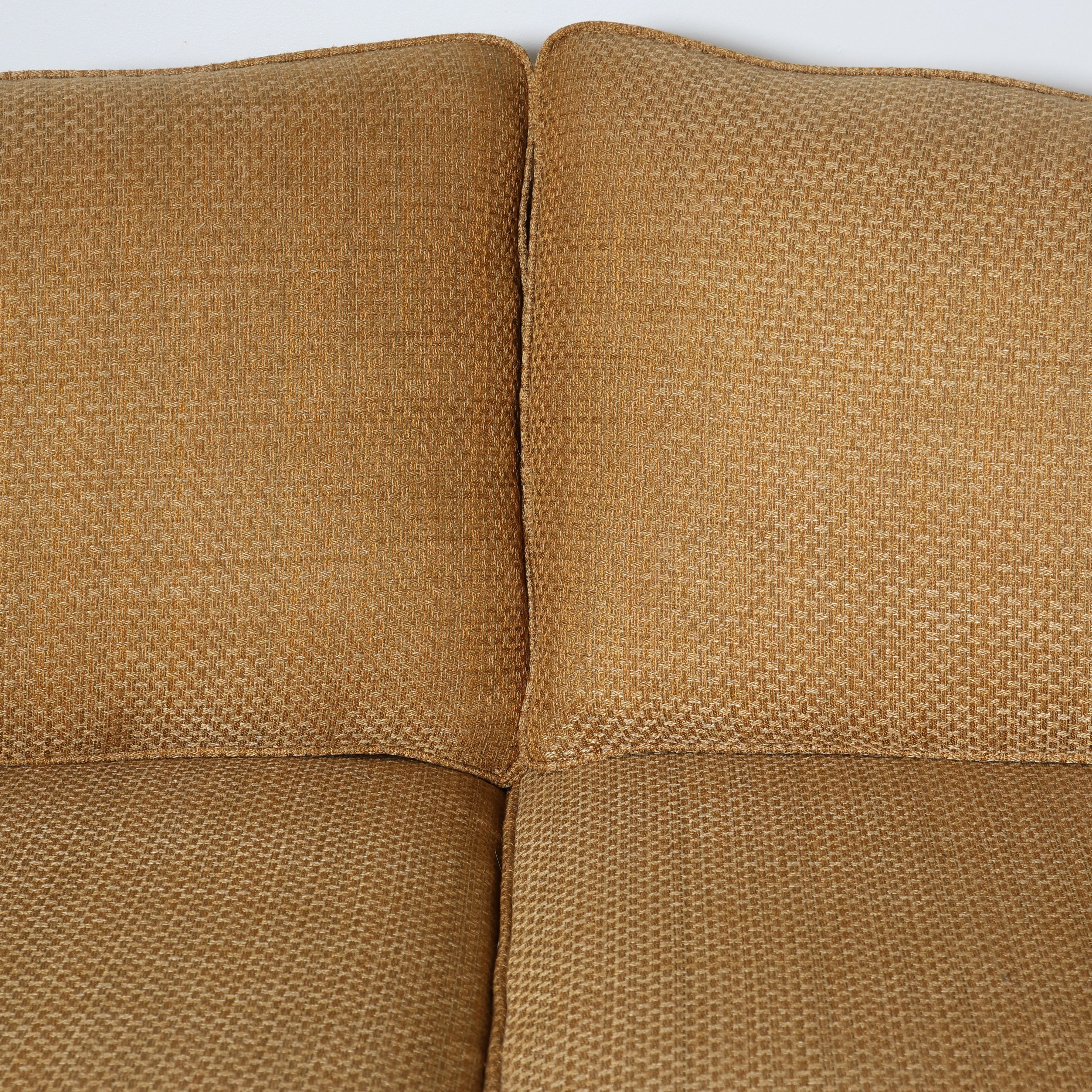 Curved Sofa with Fringe Skirt - Image 6