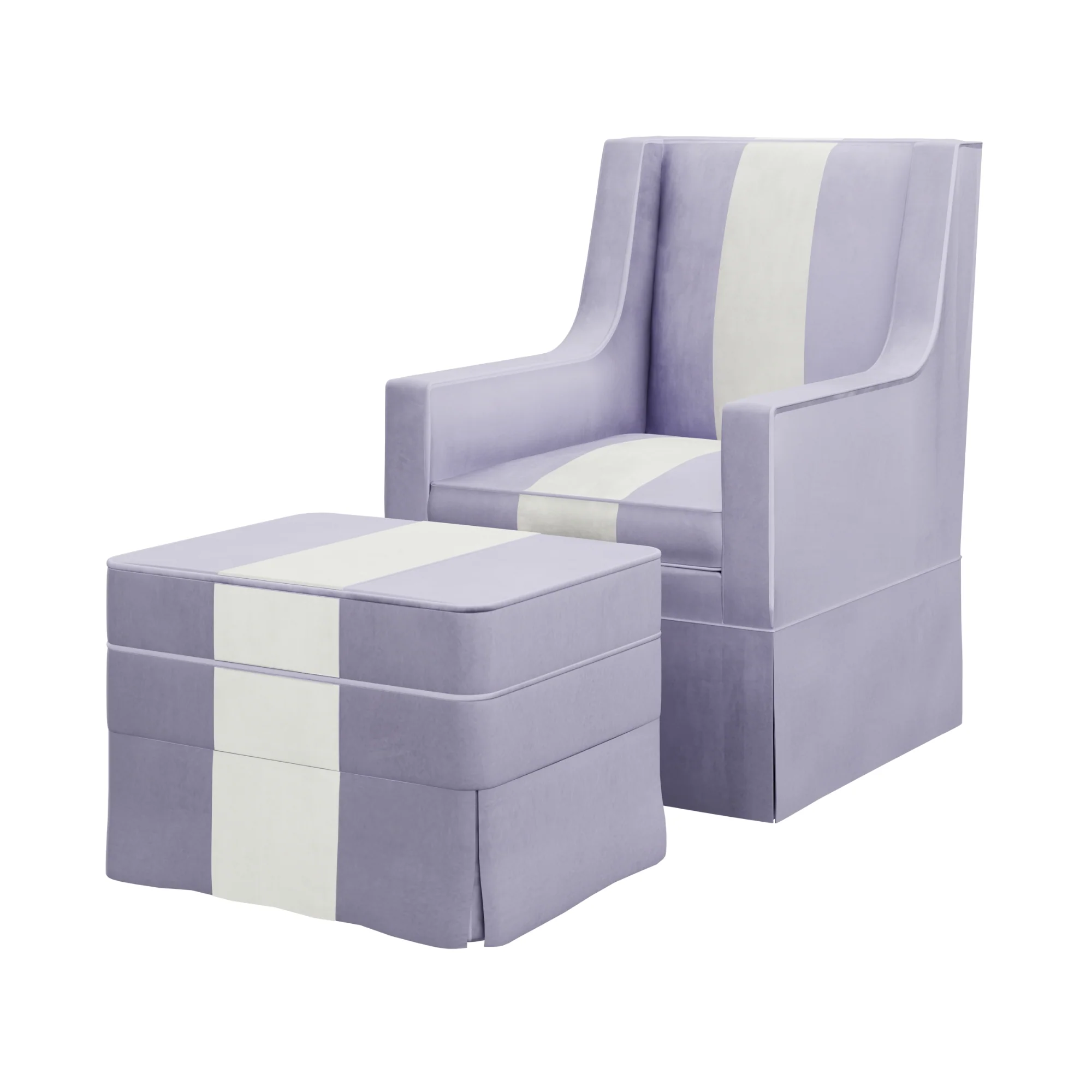 Custom Aveline Chair and Ottoman - Image 14