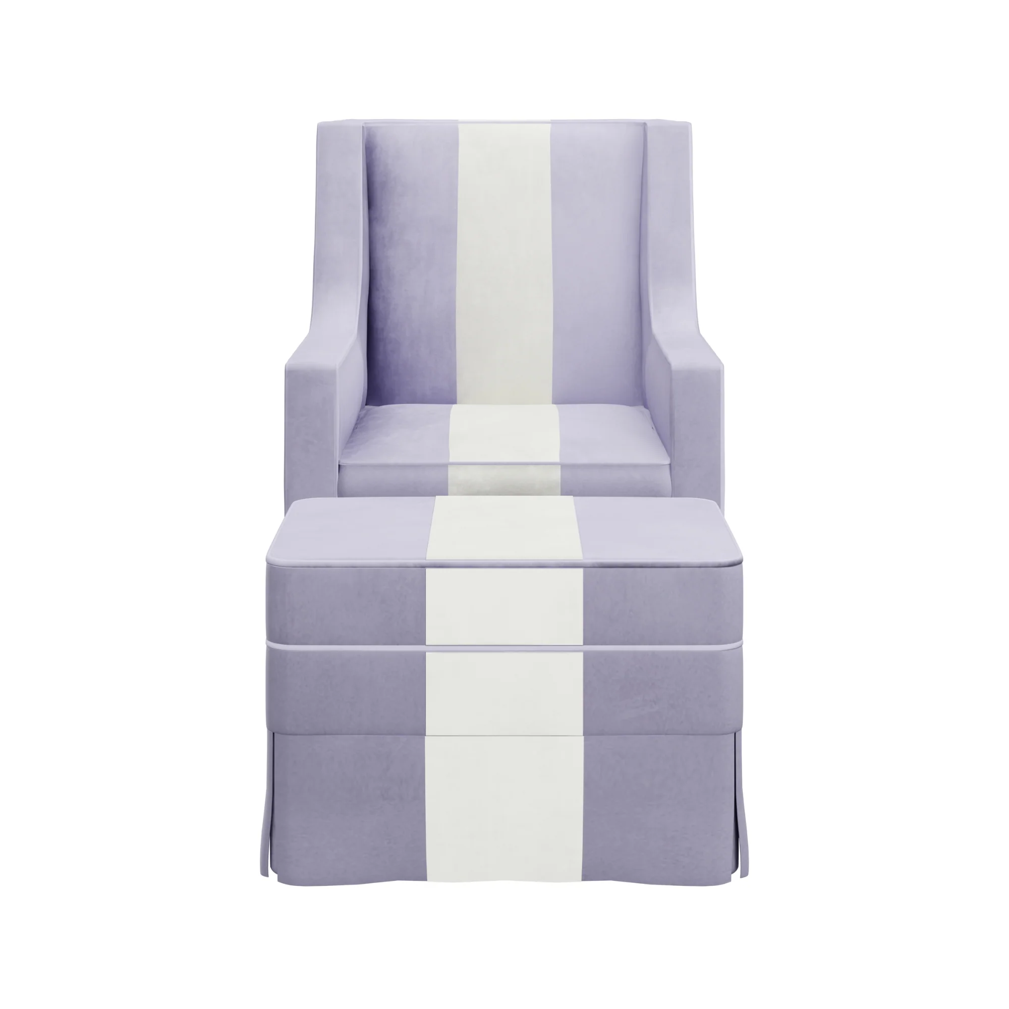 Custom Aveline Chair and Ottoman - Image 15
