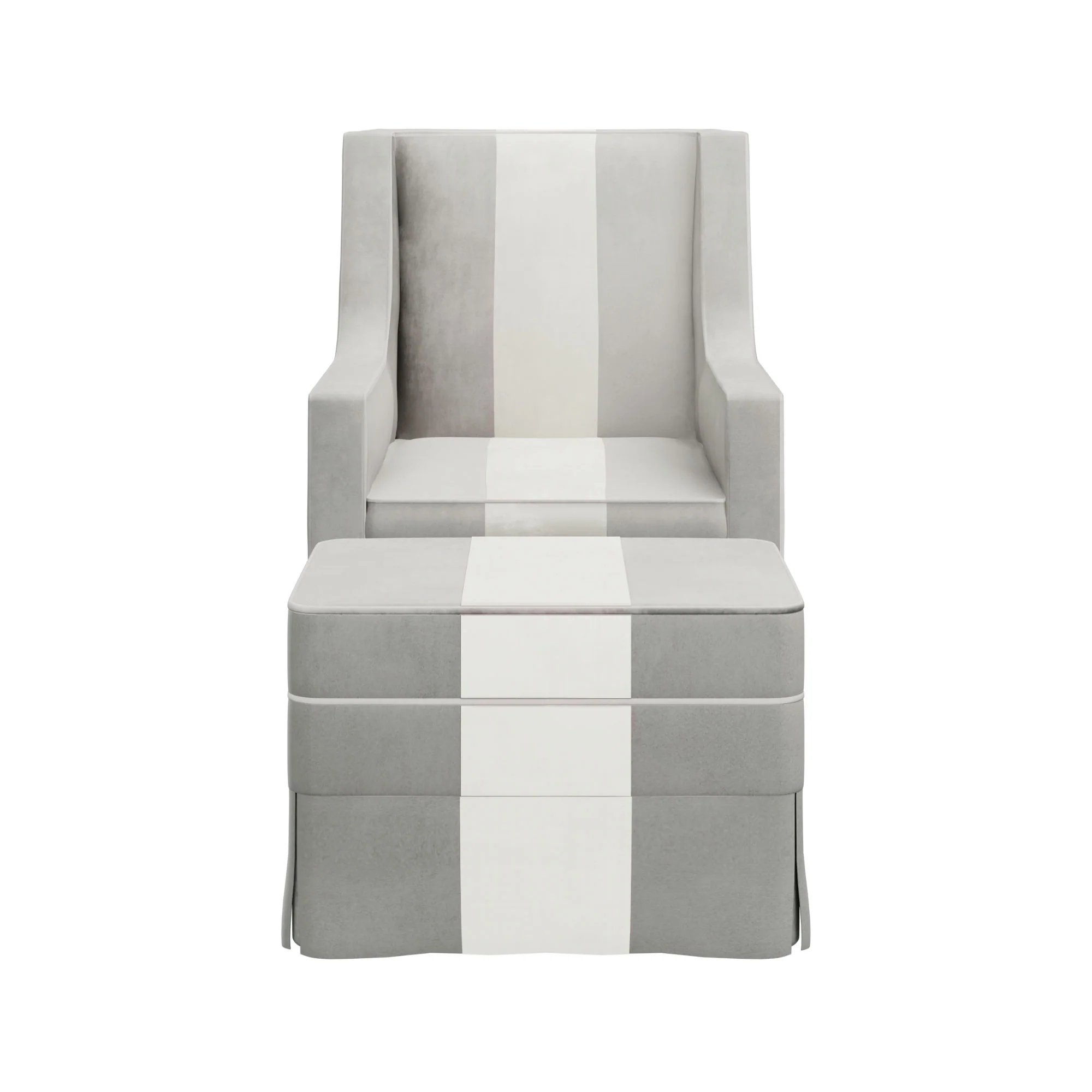 Custom Aveline Chair and Ottoman - Image 22
