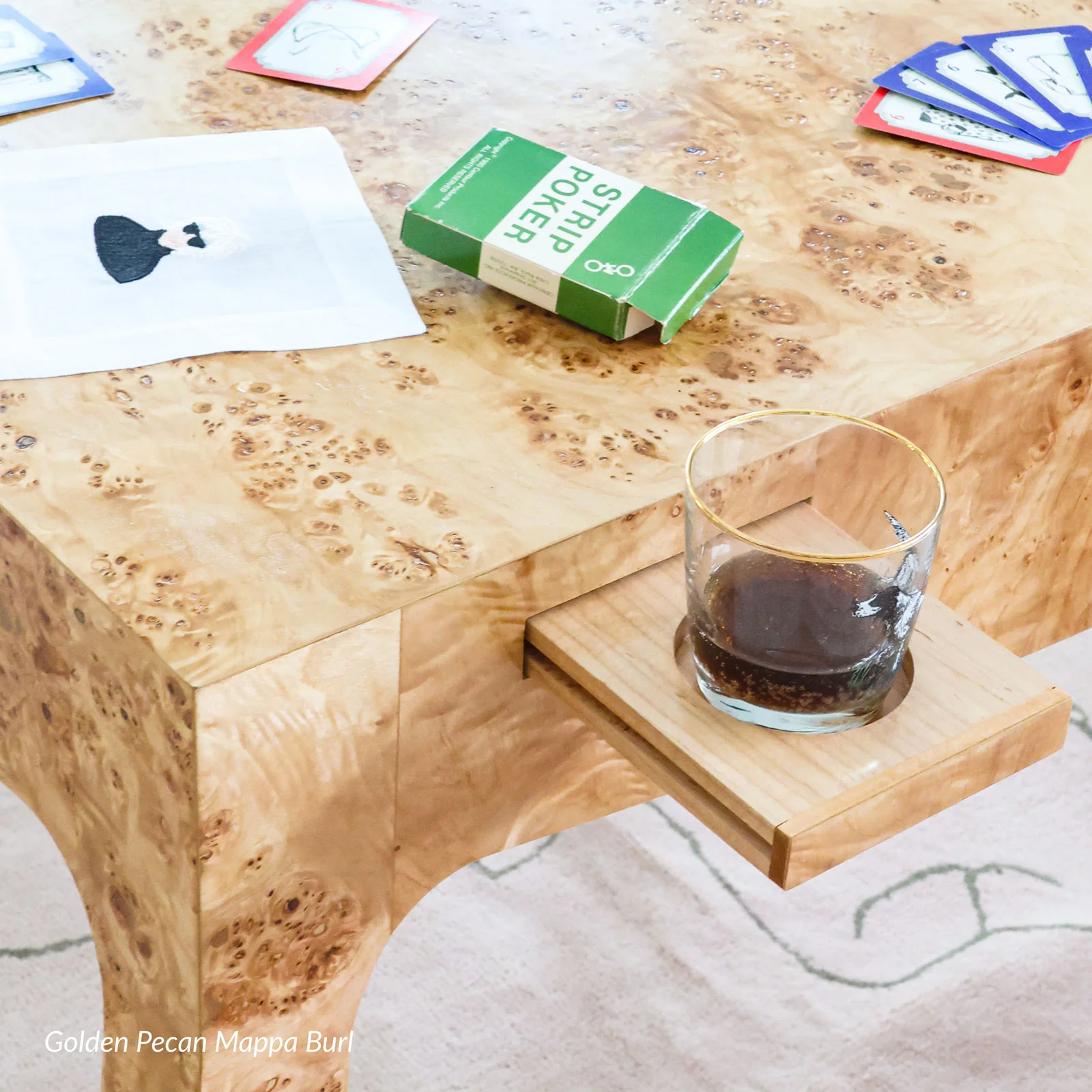 Custom Champagne Problems Game Table - Image 3