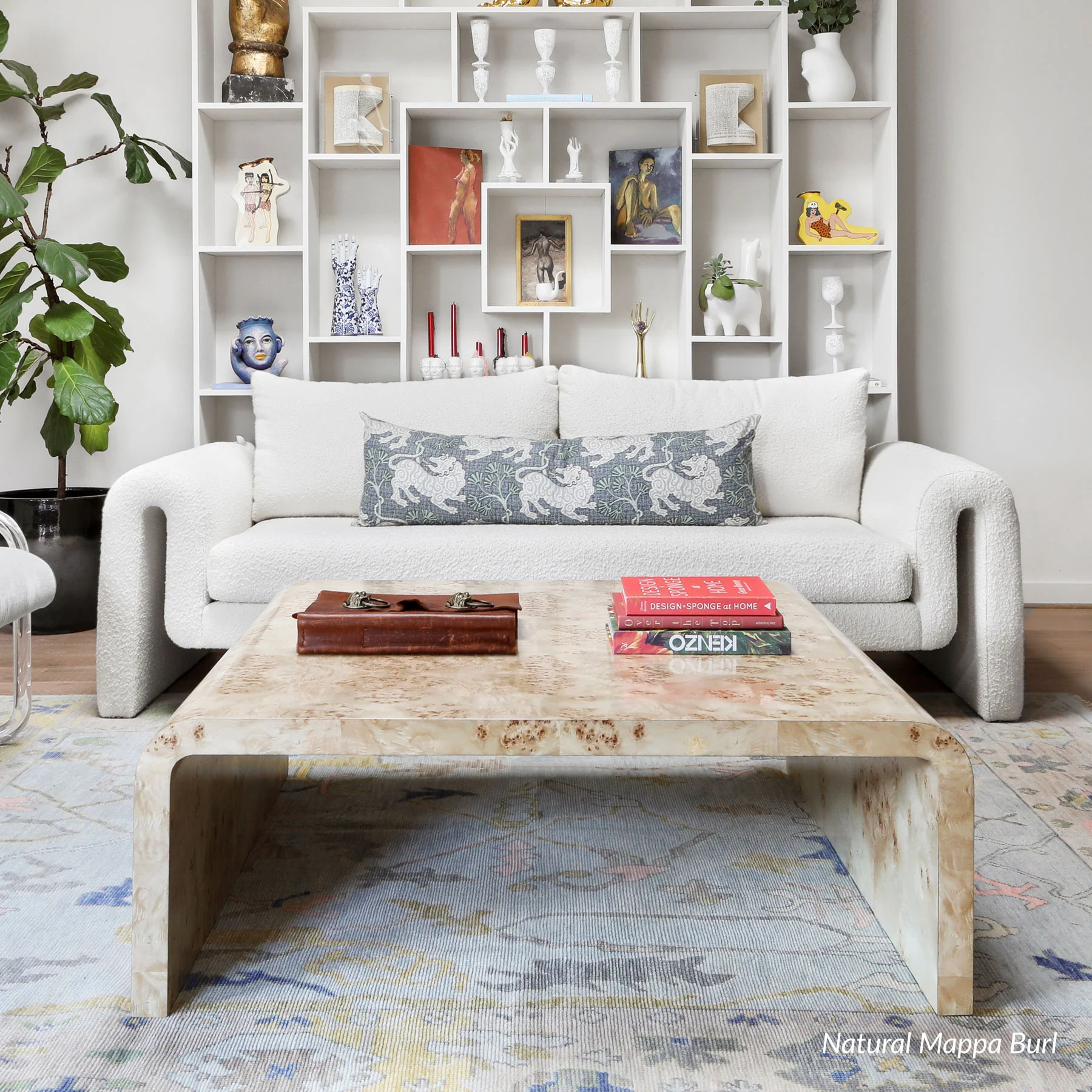 Custom Janus Waterfall Coffee Table - Image 3