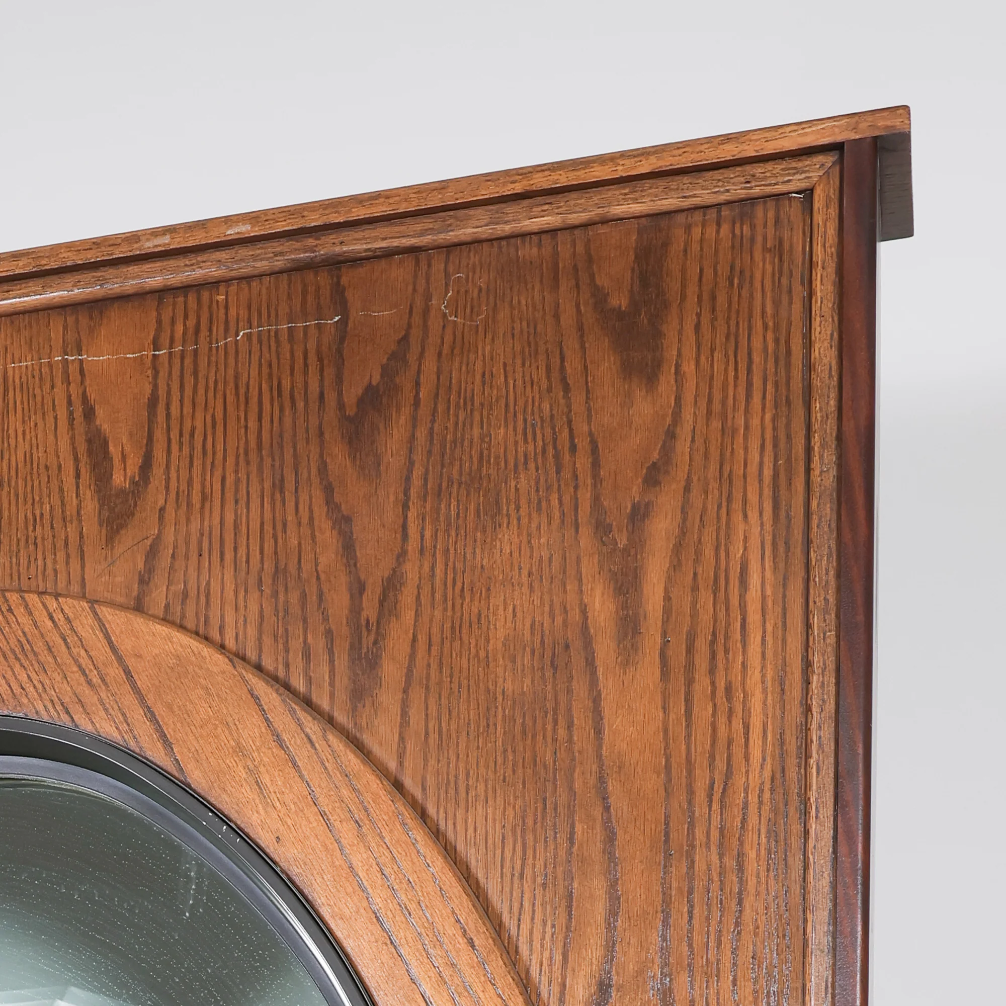 Rolling Room Divider with Glass Window - Image 2