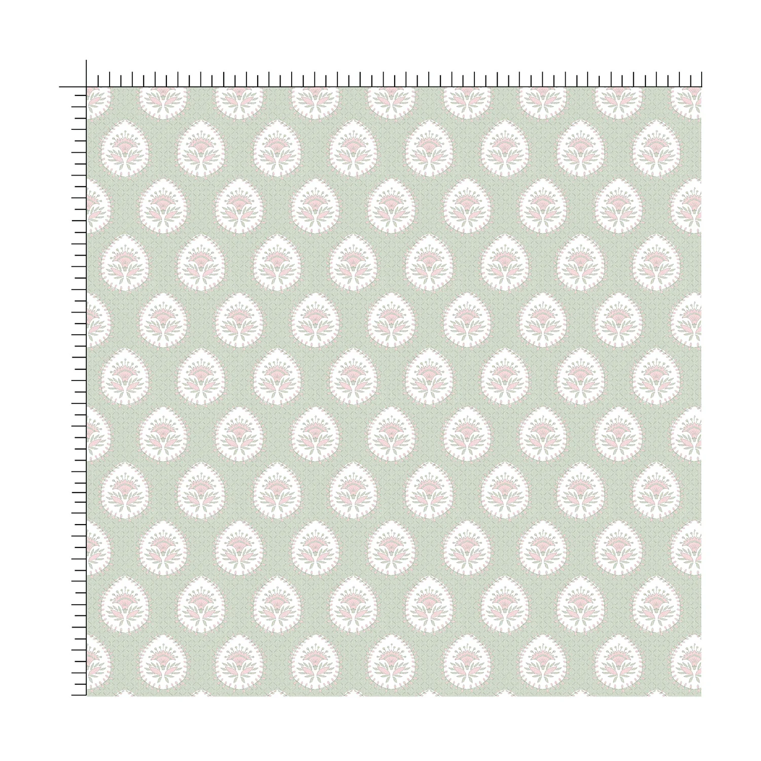 Daphne Green Fabric - Image 2