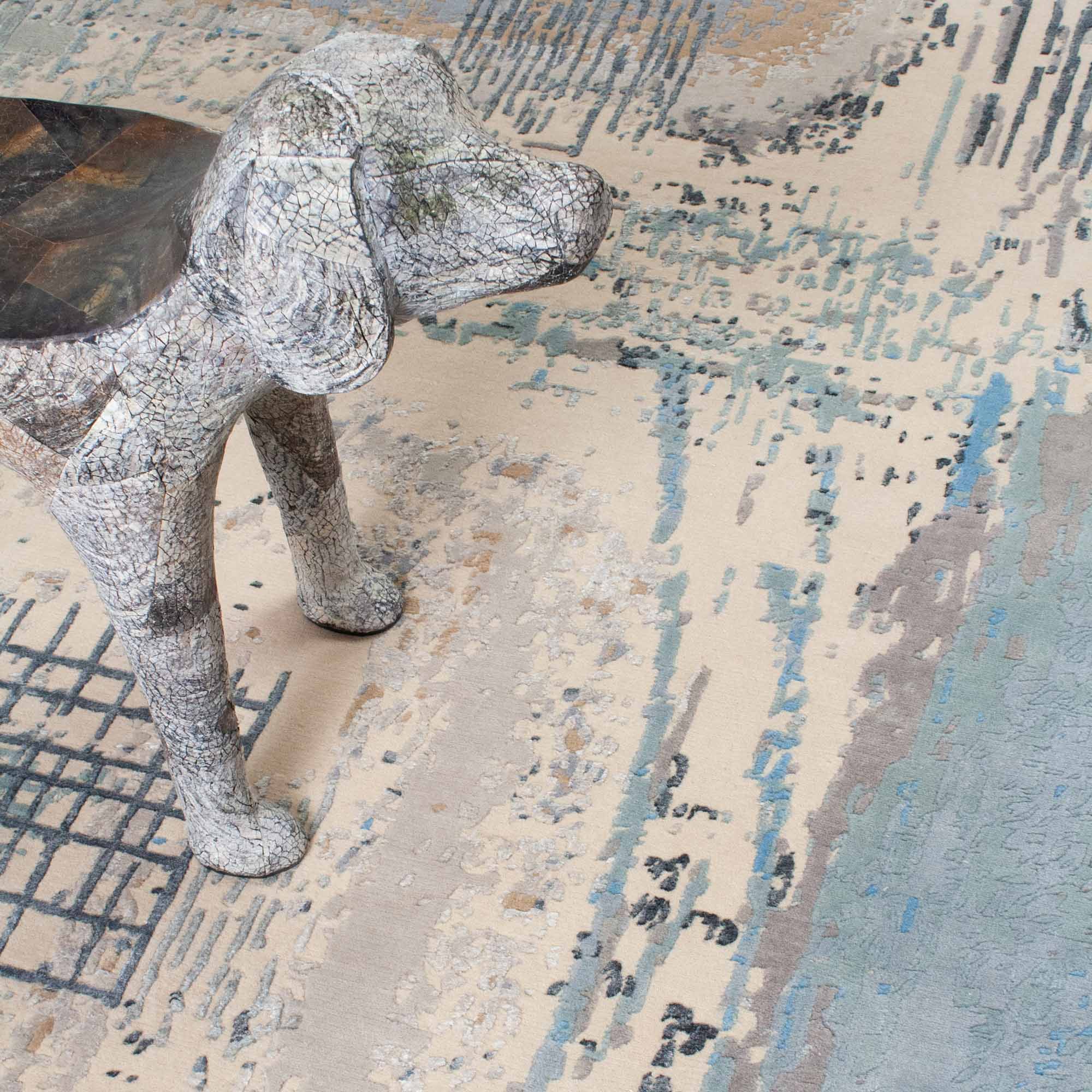 Delilah Modern Silk Rug - Image 3