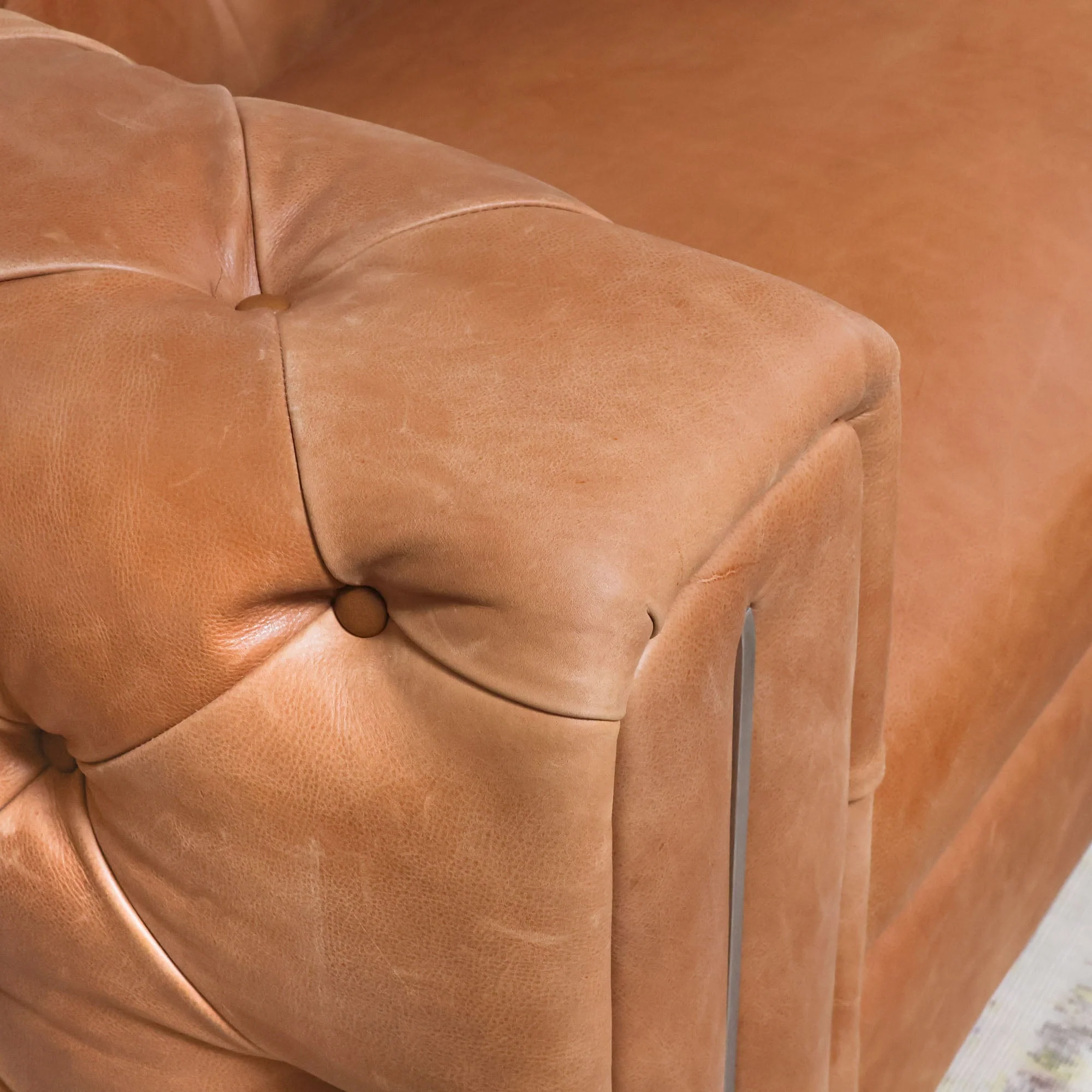 Duval Sofa in Tobacco Leather - Image 11