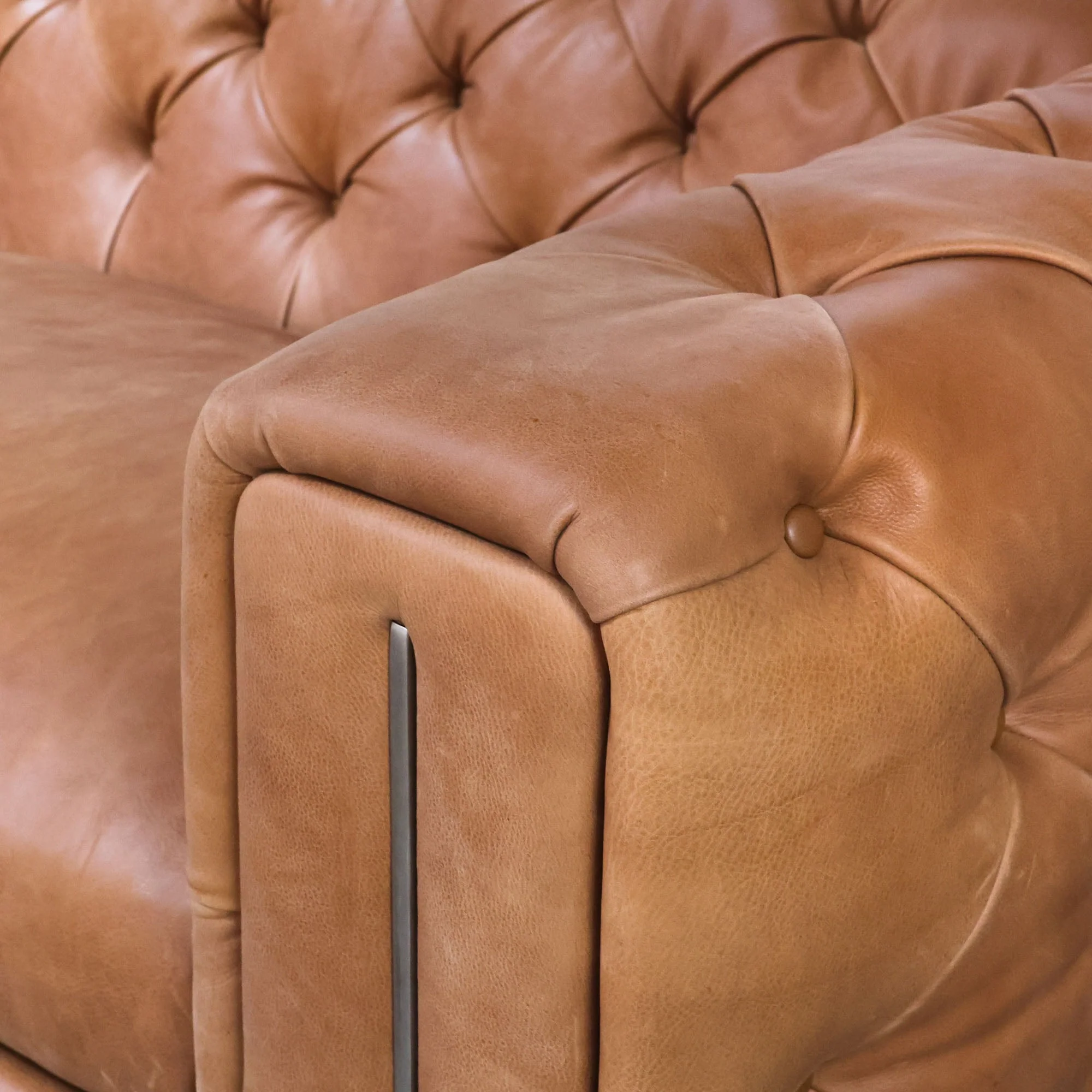 Duval Sofa in Tobacco Leather - Image 13