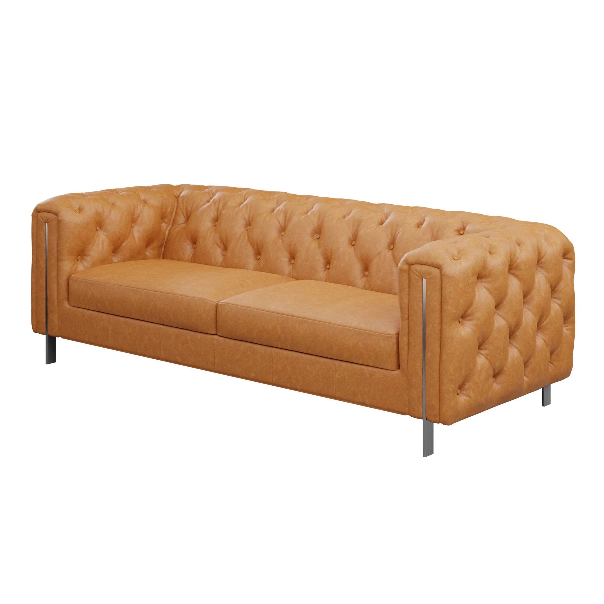 Duval Sofa in Tobacco Leather - Image 6