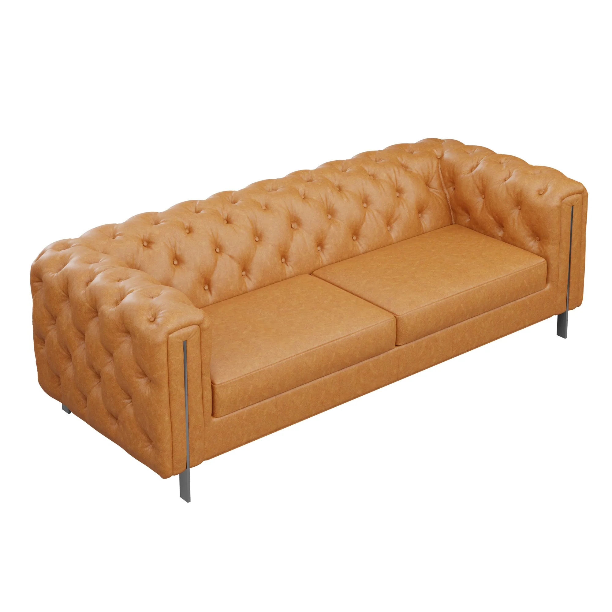 Duval Sofa in Tobacco Leather - Image 9