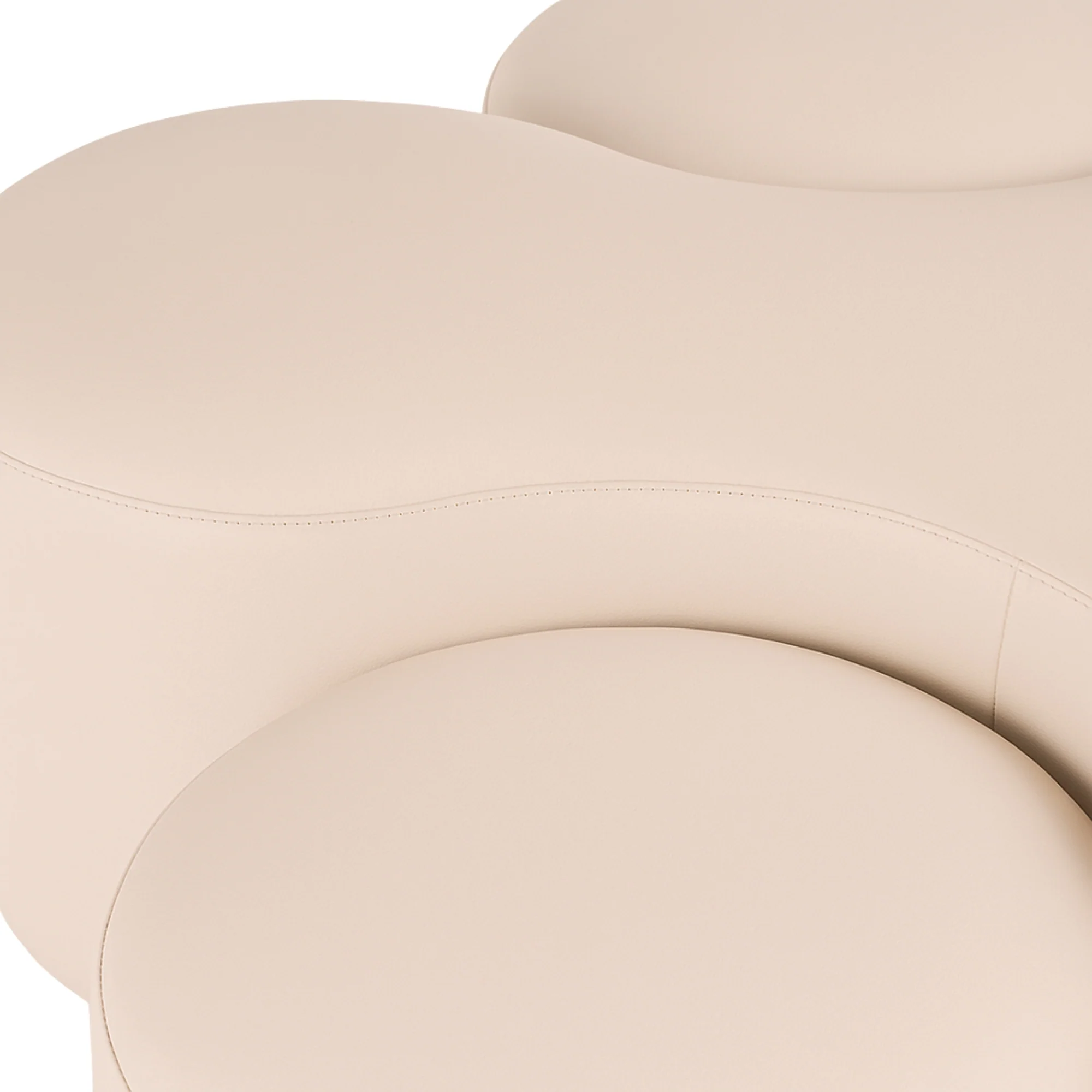 Elvie Ottoman in Cream - Image 4