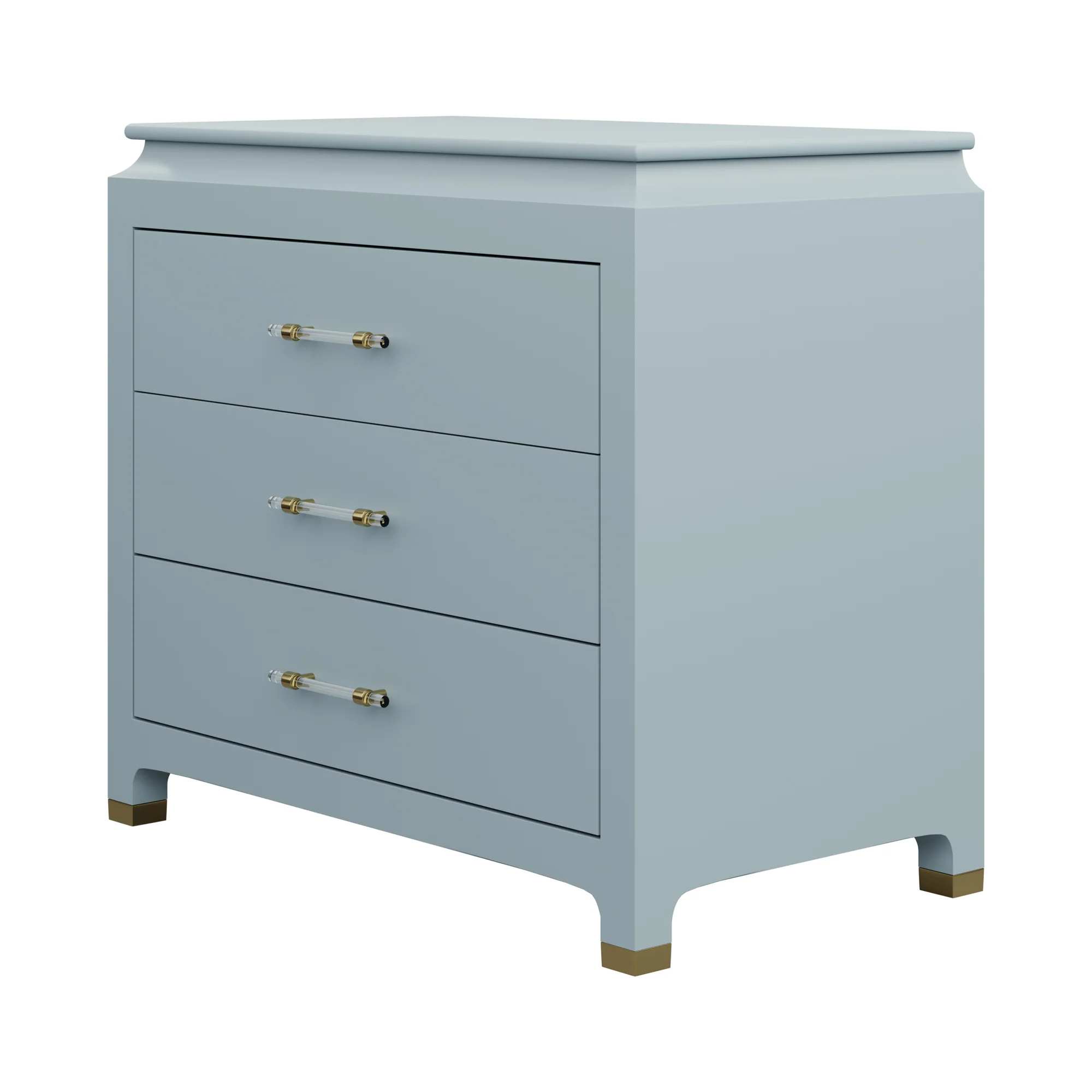 Espionage Chest Large in Smoke Blue Lacquer - Image 3