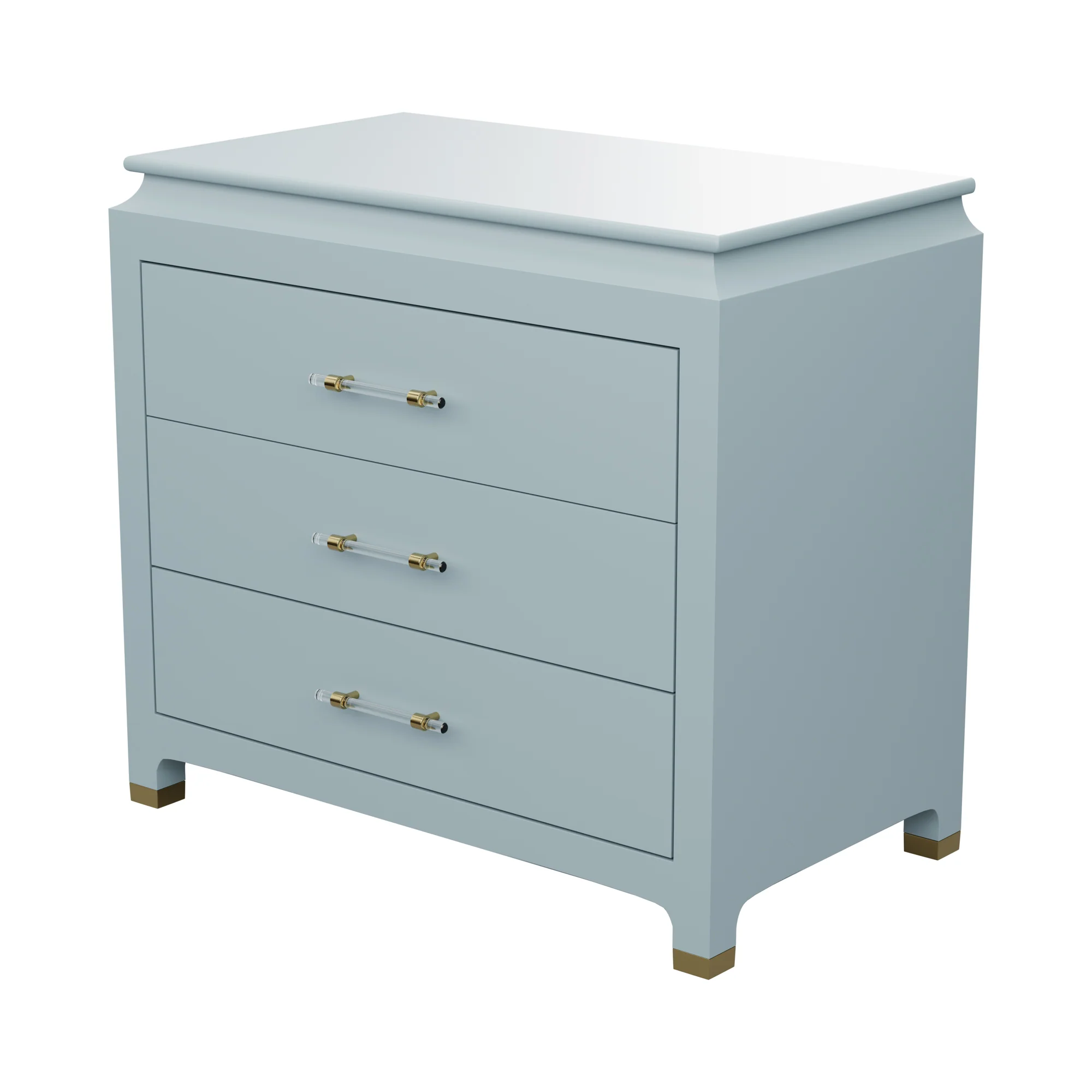 Espionage Chest Large in Smoke Blue Lacquer - Image 5