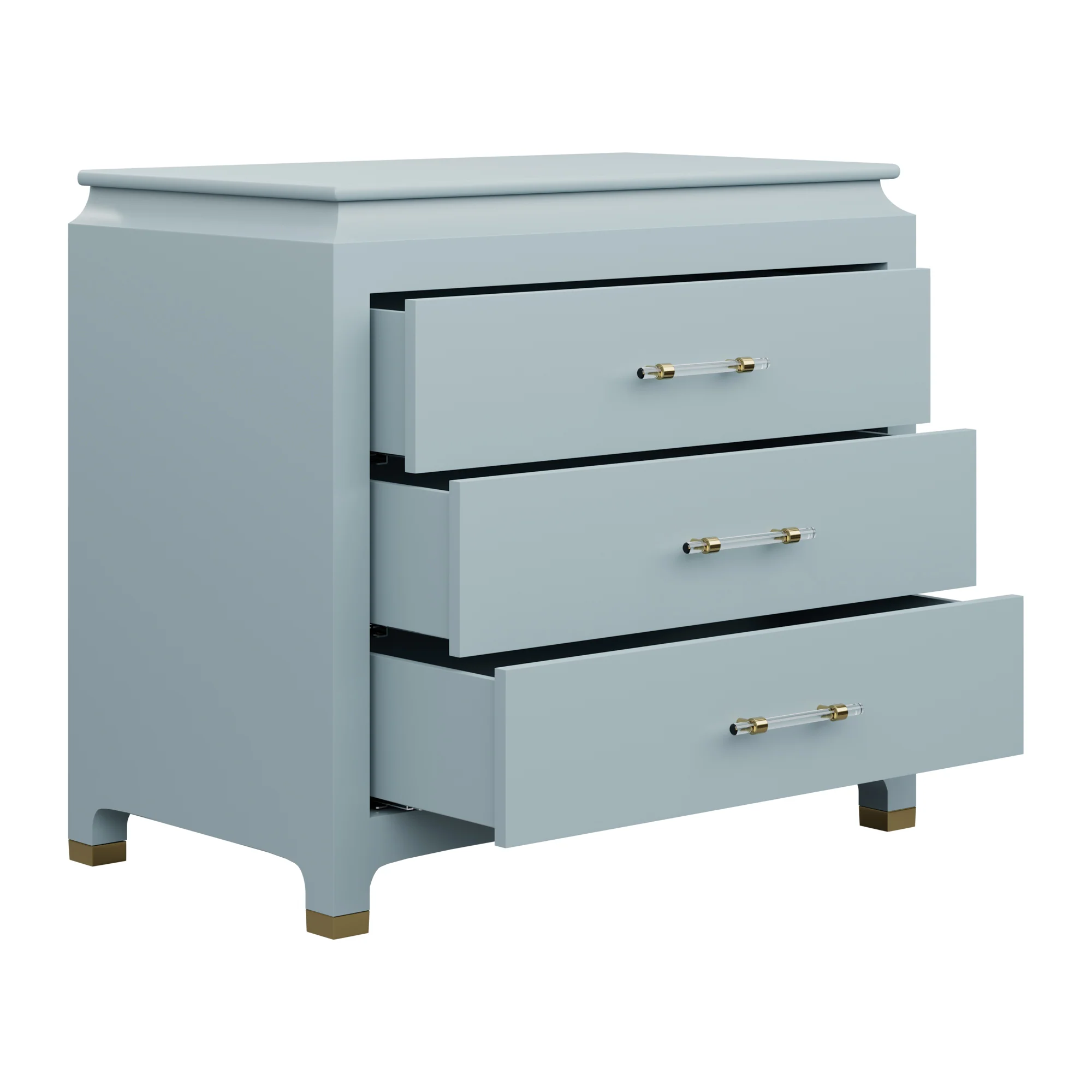 Espionage Chest Large in Smoke Blue Lacquer - Image 6