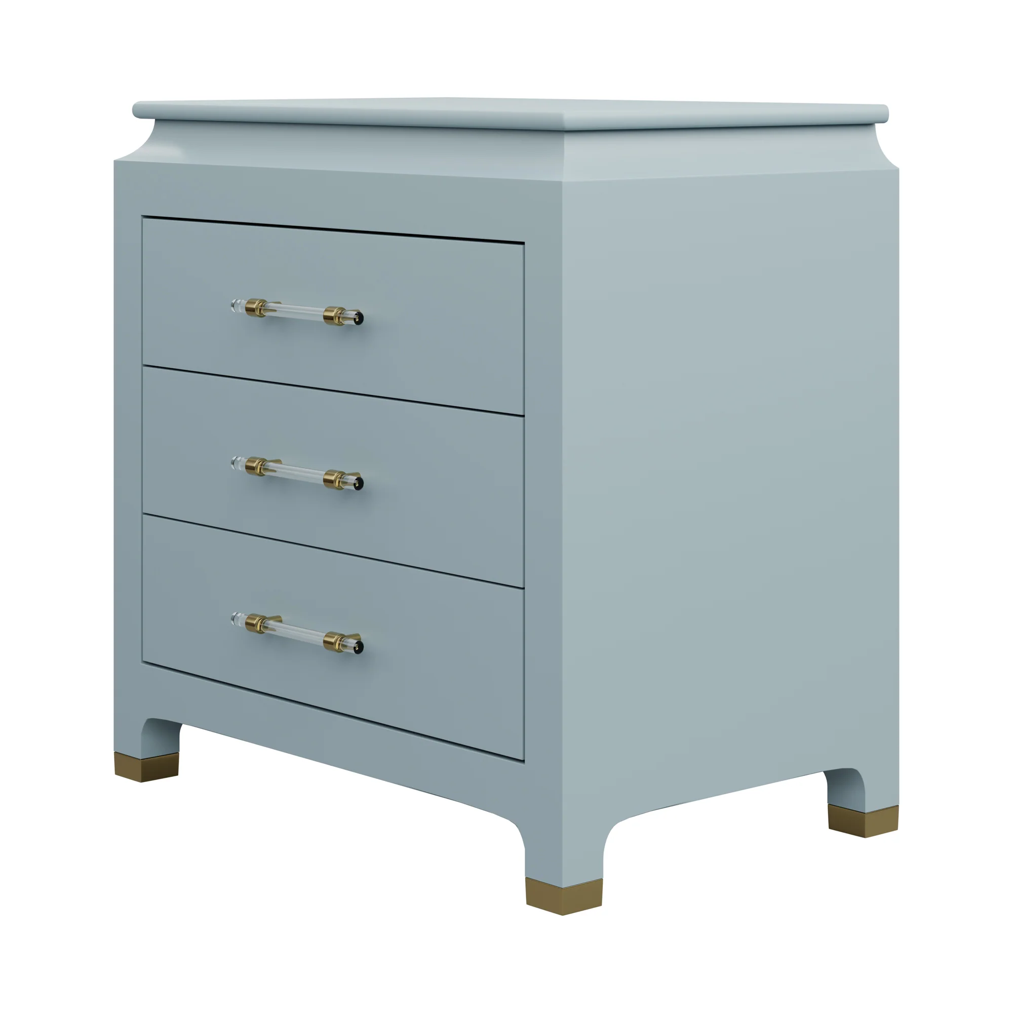 Espionage Chest Petite in Smoke Blue Lacquer - Image 2