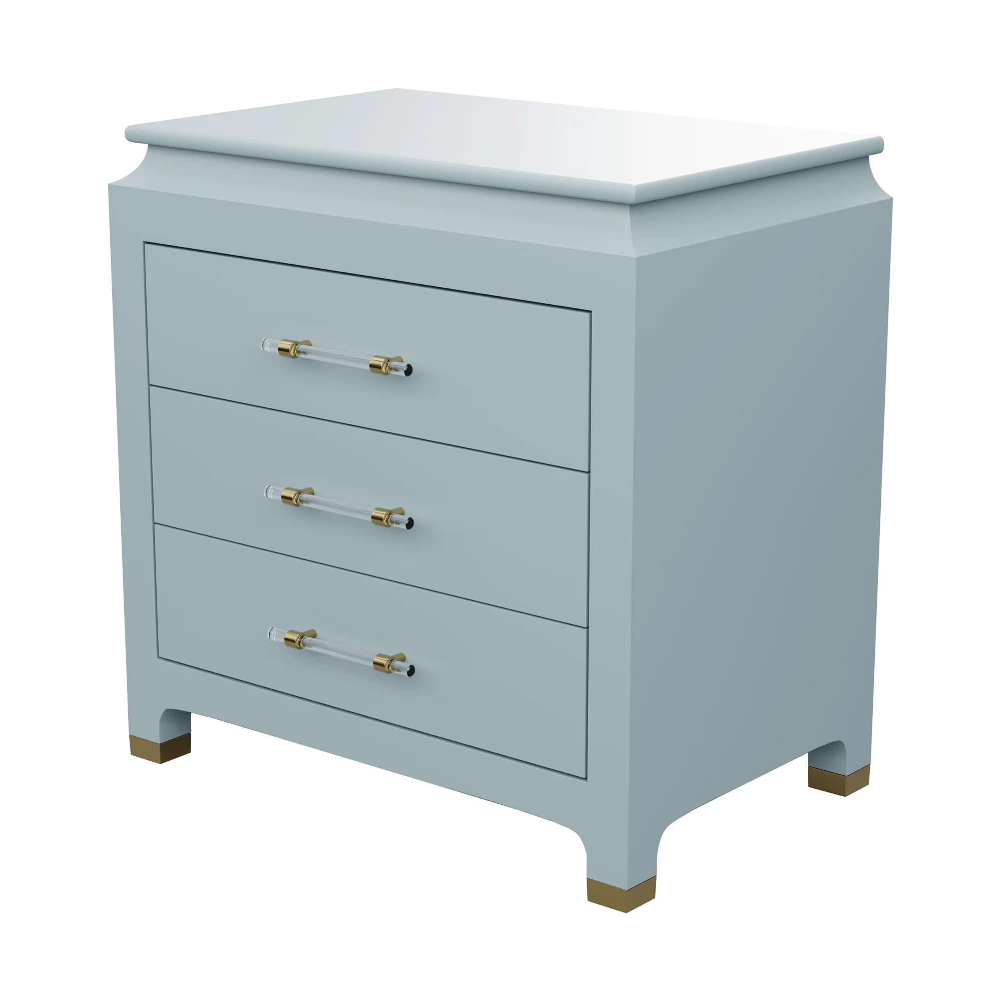 Espionage Chest Petite in Smoke Blue Lacquer - Image 3