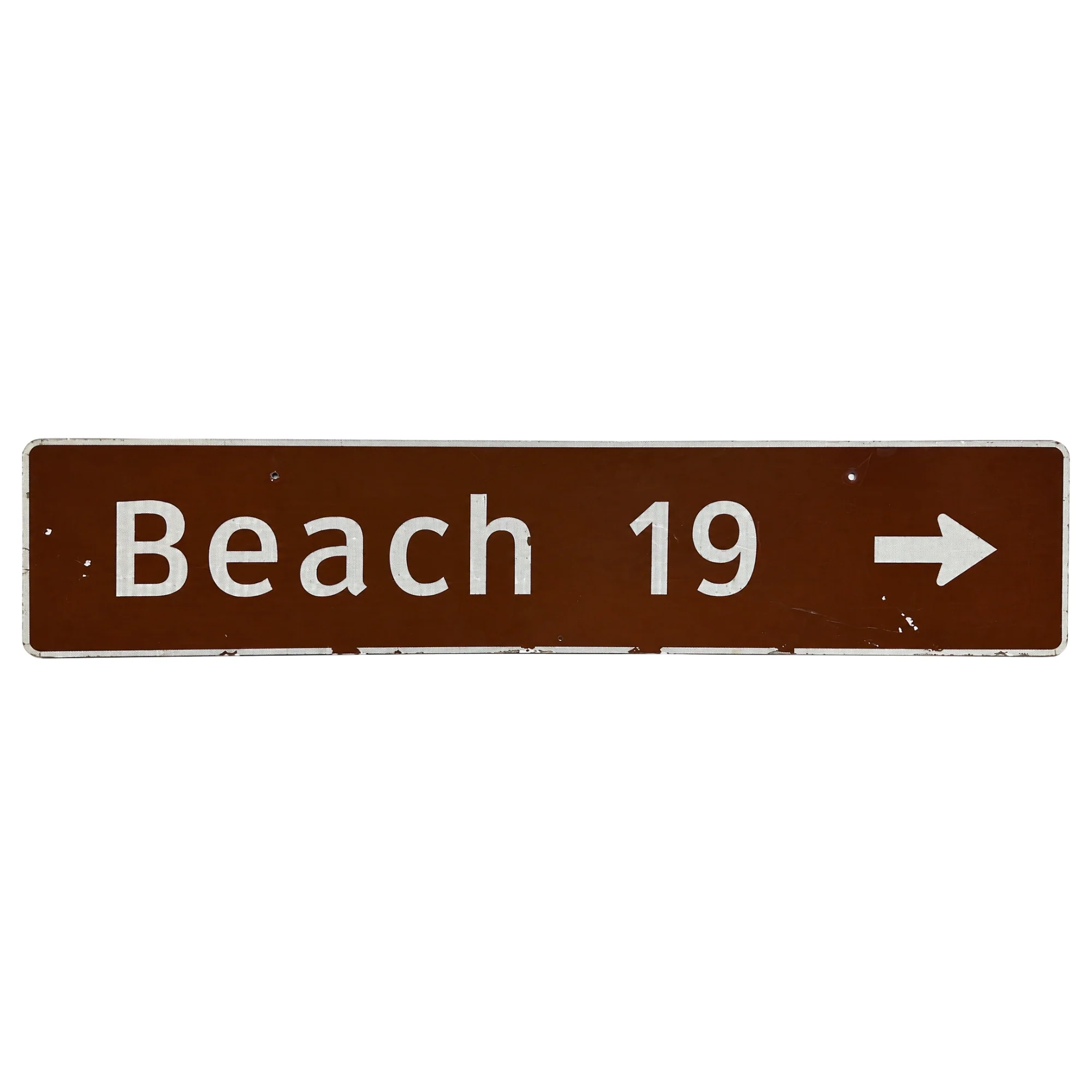 Vintage Beach Sign