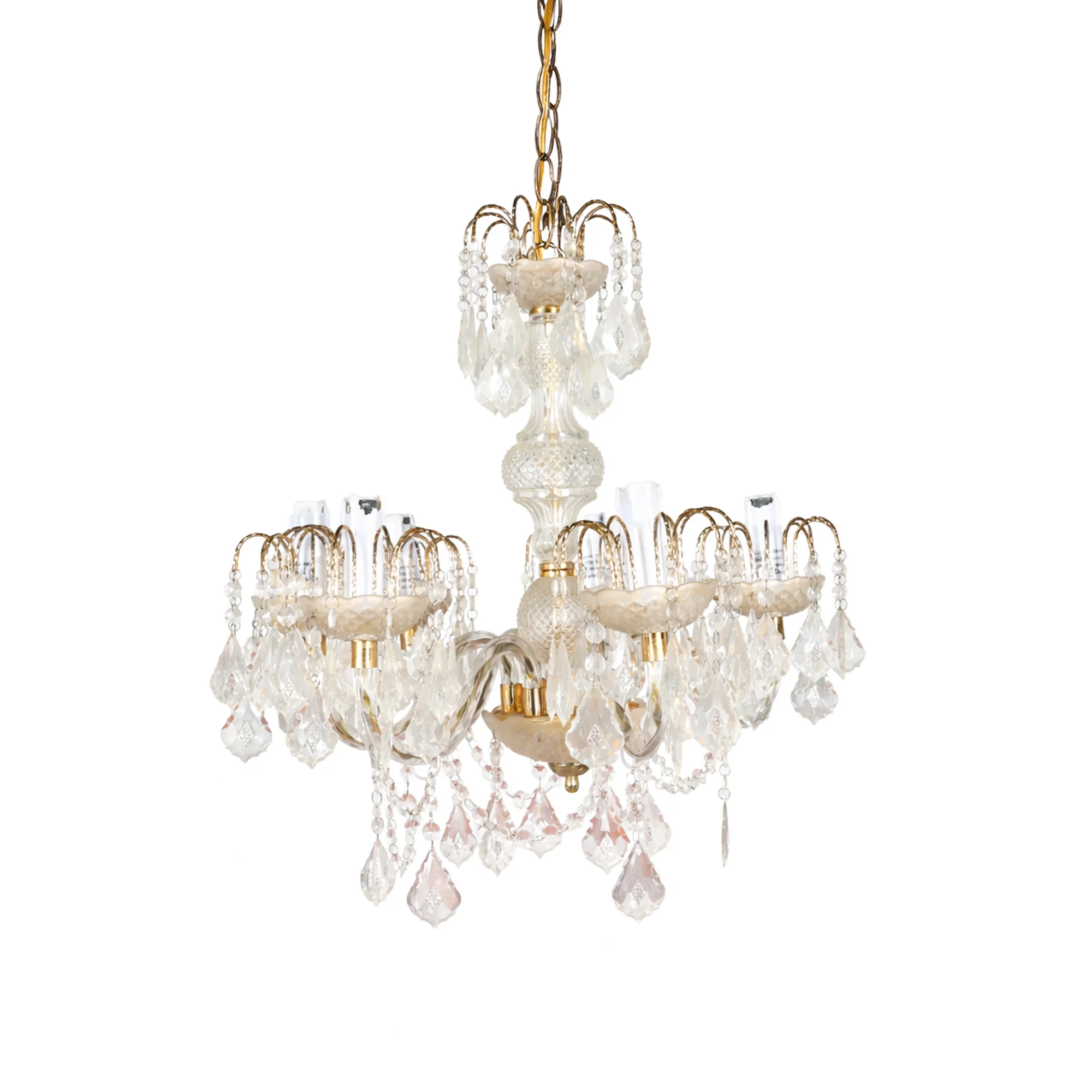 Crystal and Acrylic Chandelier
