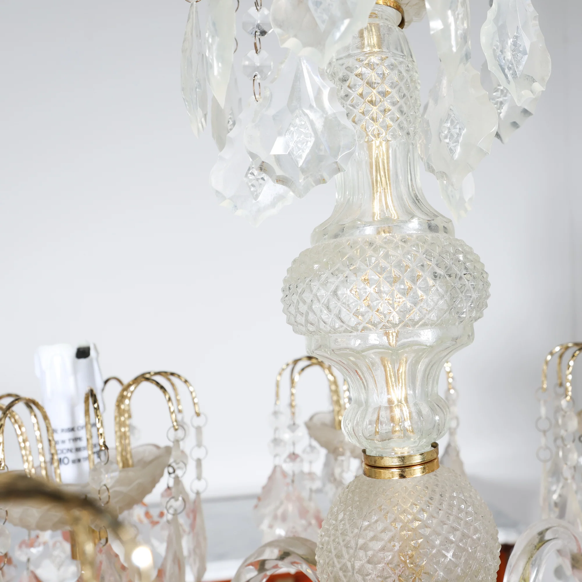 Crystal and Acrylic Chandelier - Image 7