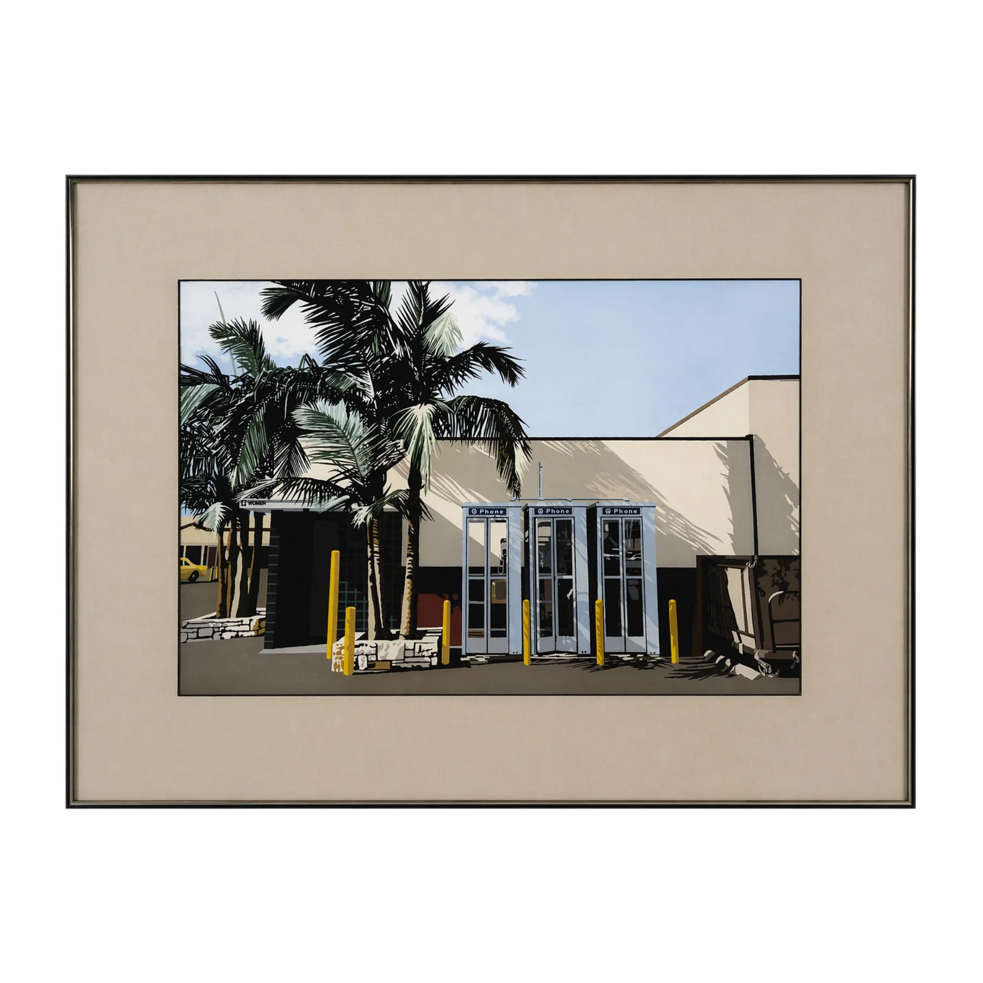 Fine Art "Farmers Market" Giclee Print by Pierre Rosenthal, 1983
