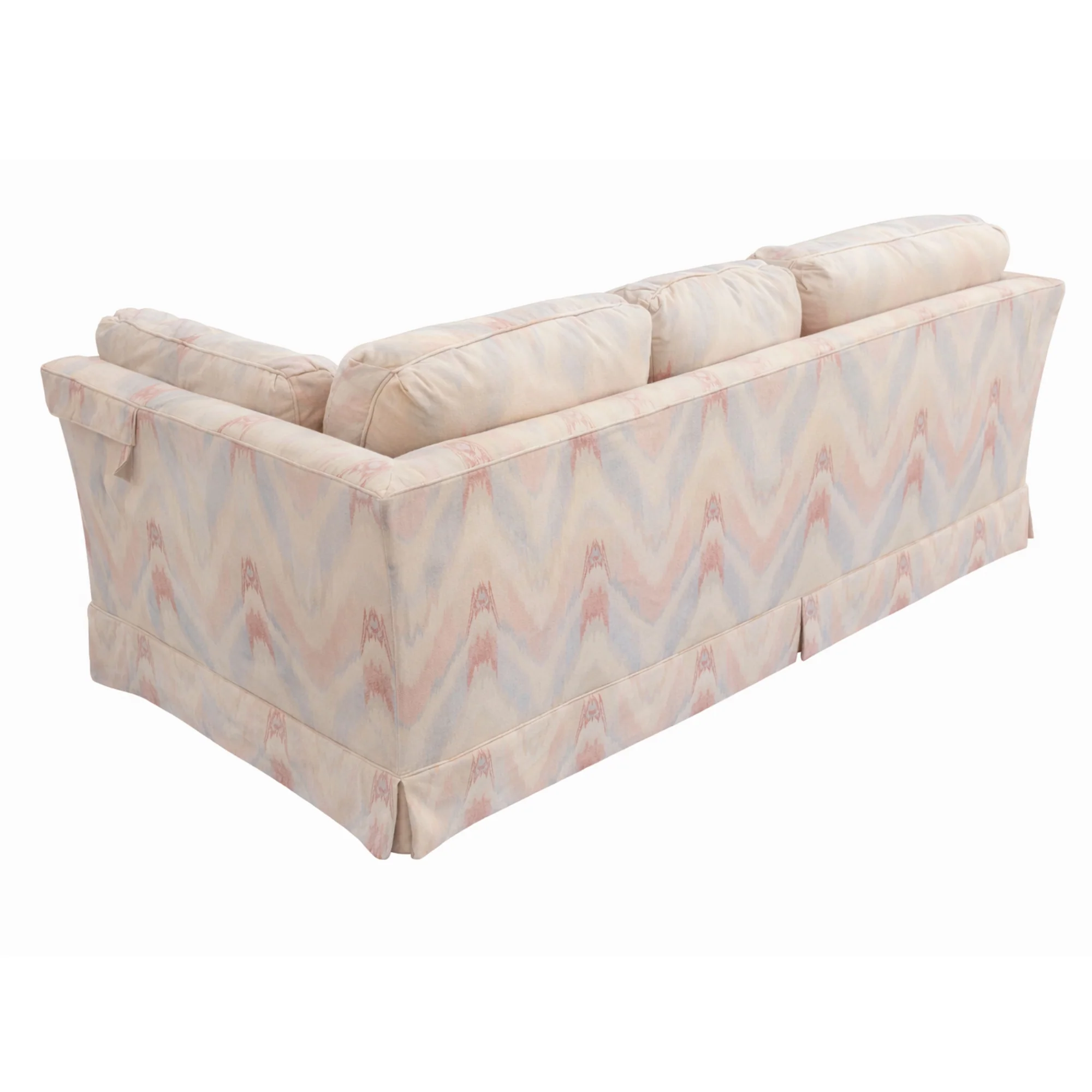 Blush Watercolor Ikat Sofa - Image 2