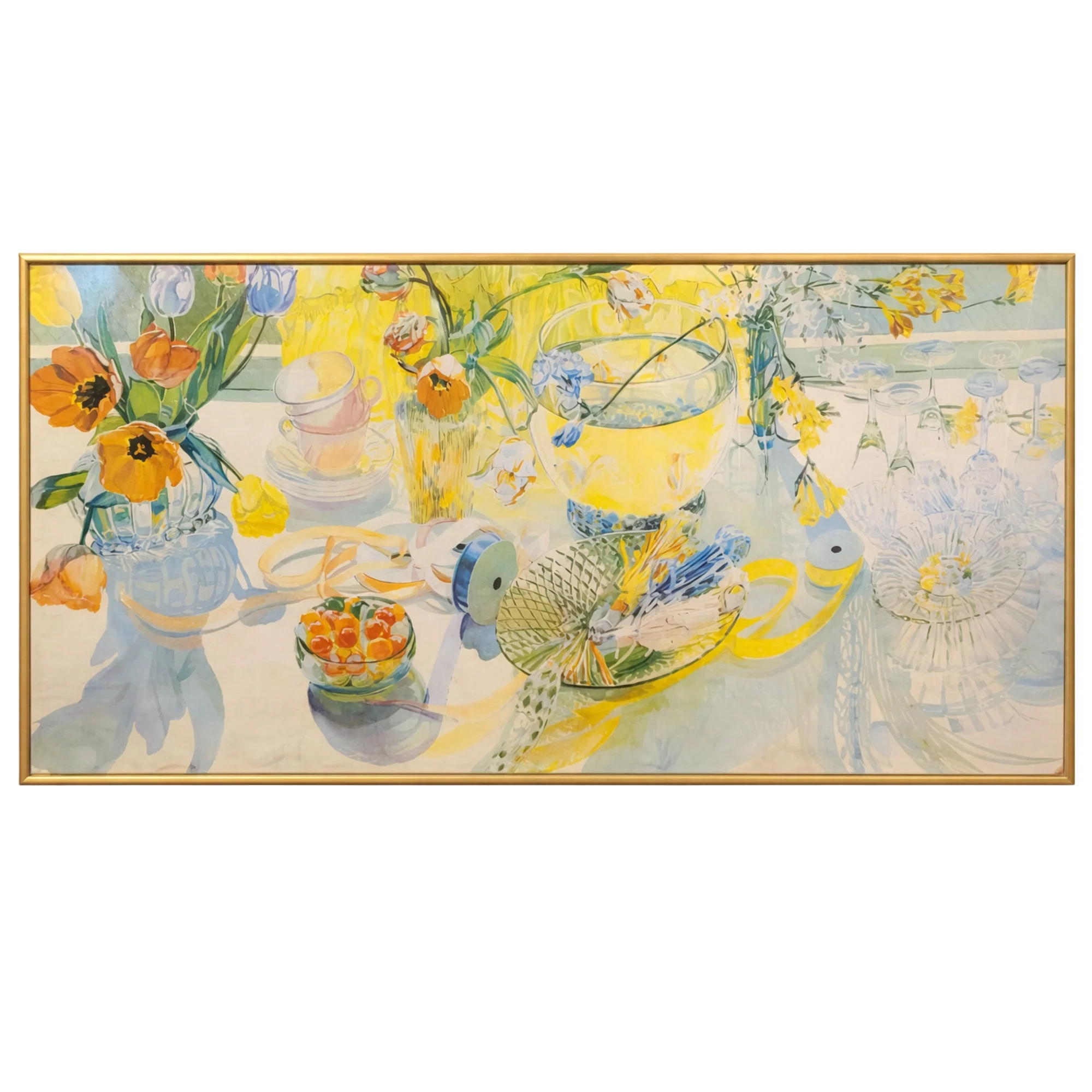 Framed Print "Spring Party" By Janet Fish 1981