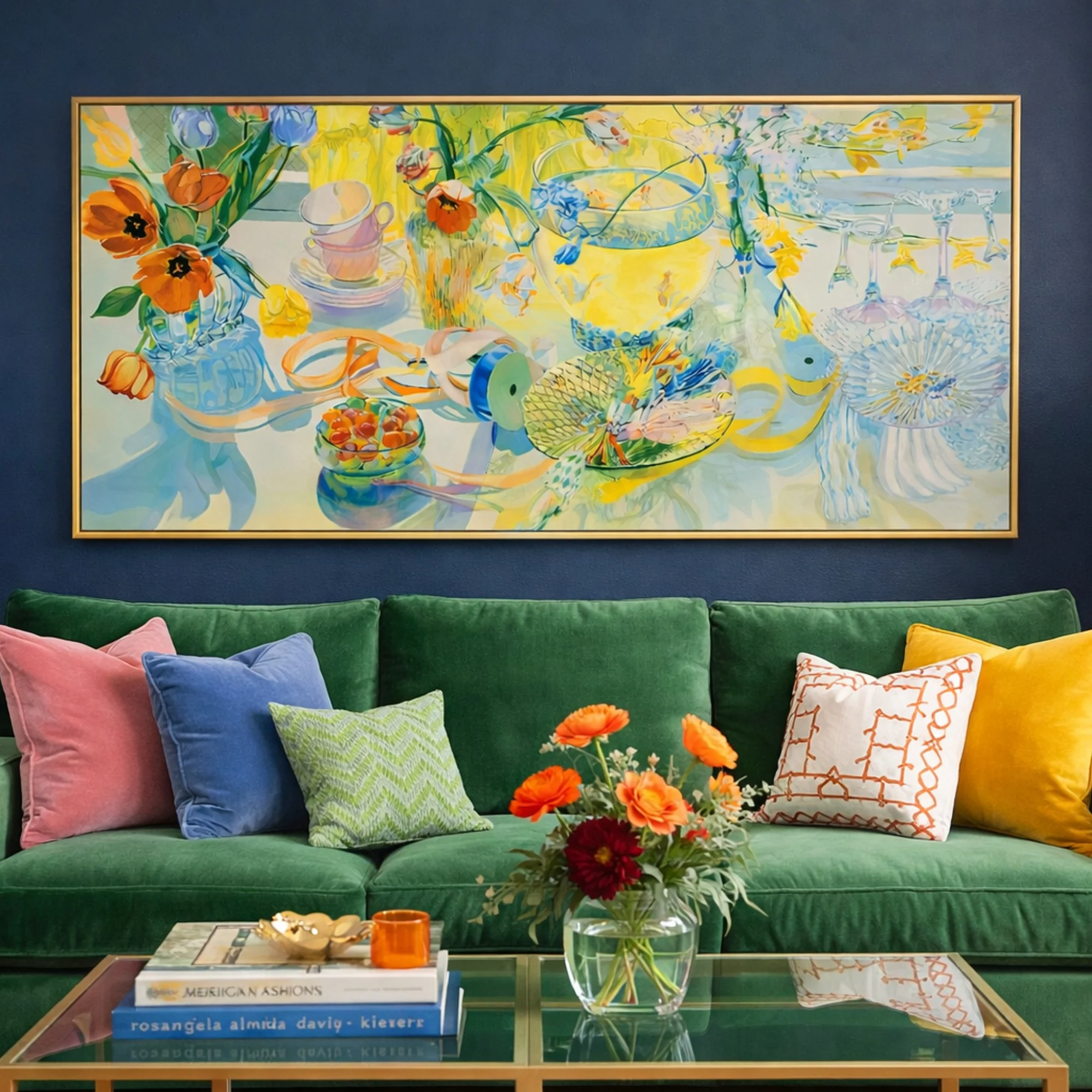 Framed Print "Spring Party" By Janet Fish 1981 - Image 2