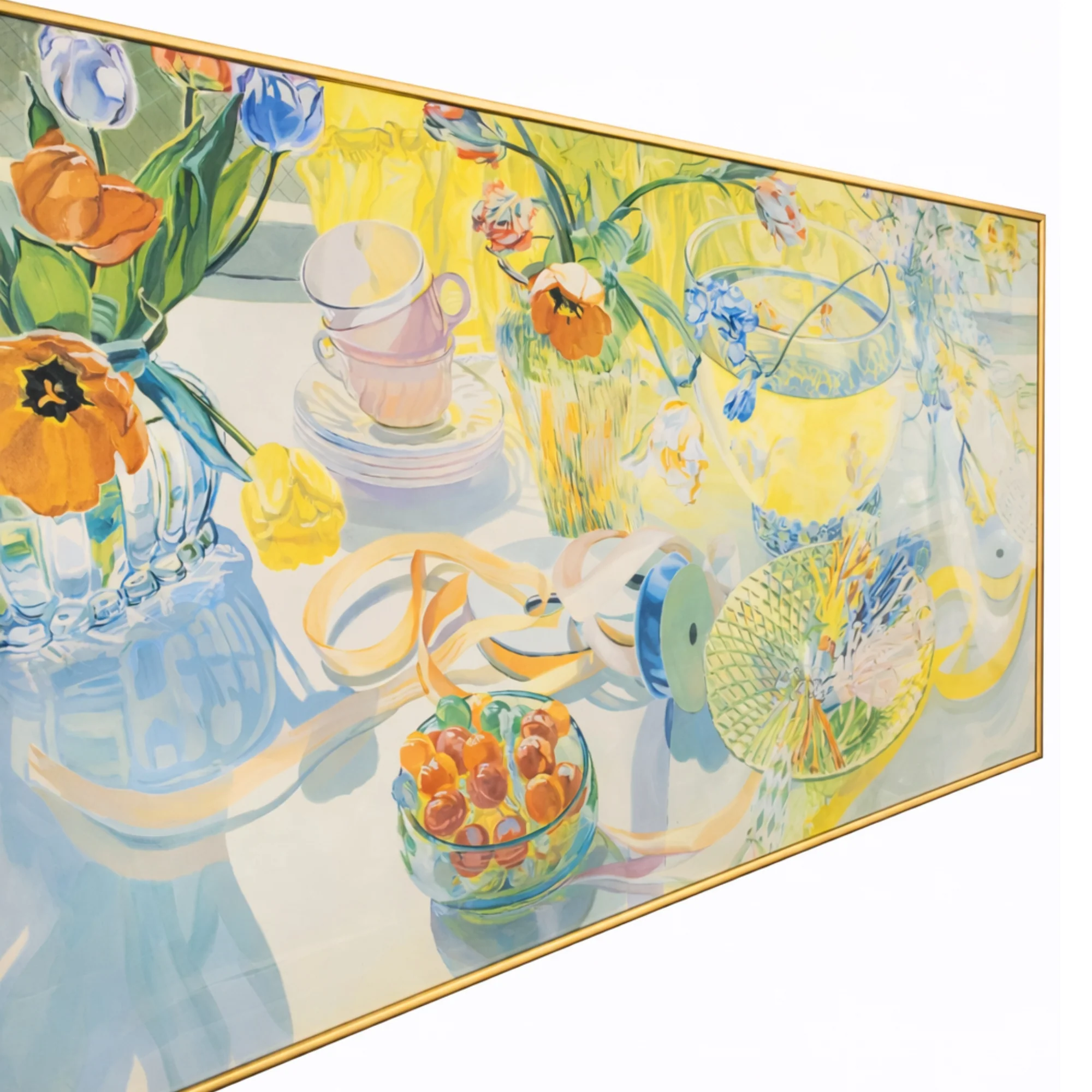 Framed Print "Spring Party" By Janet Fish 1981 - Image 3