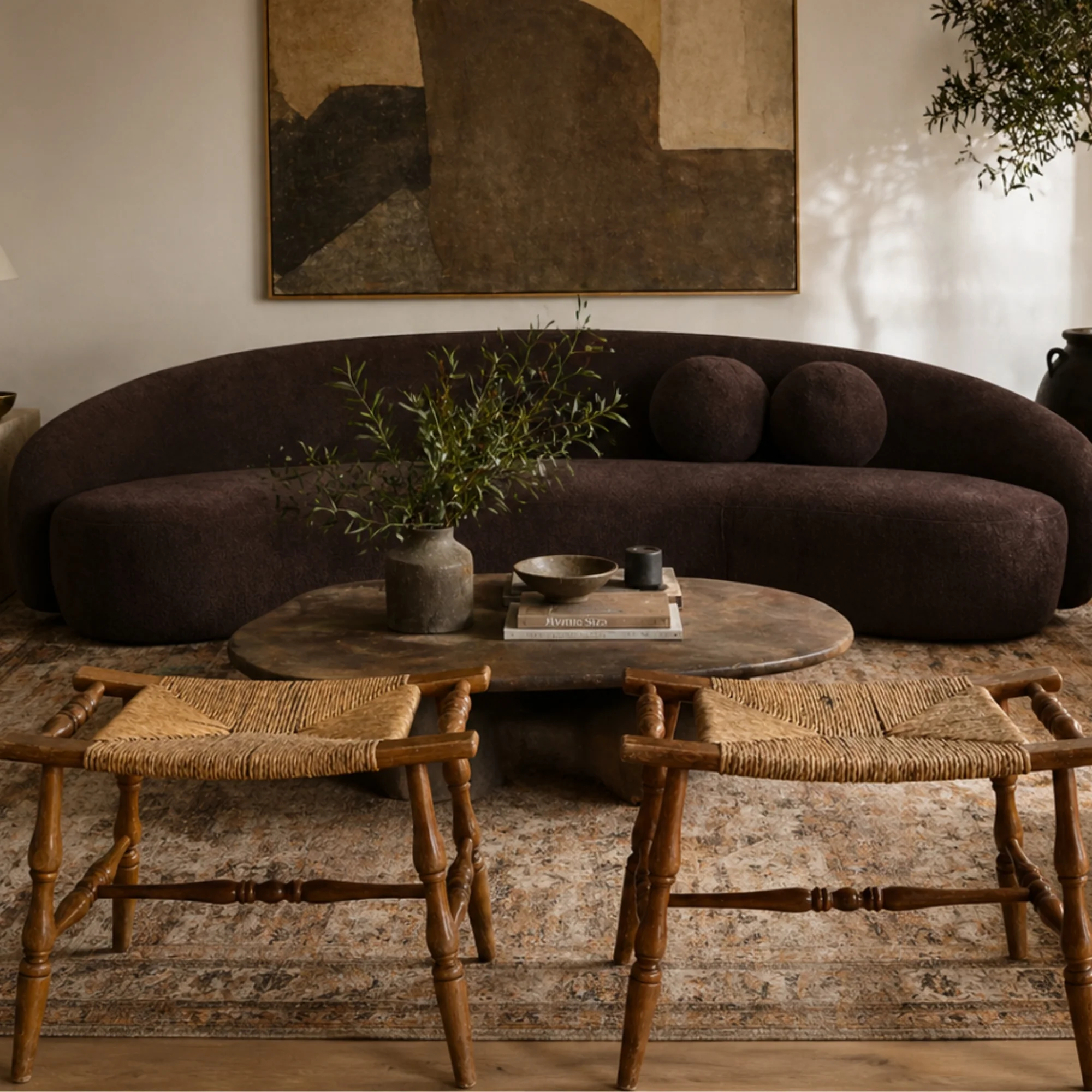 Pair of Hitchcock Style Stools - Image 2