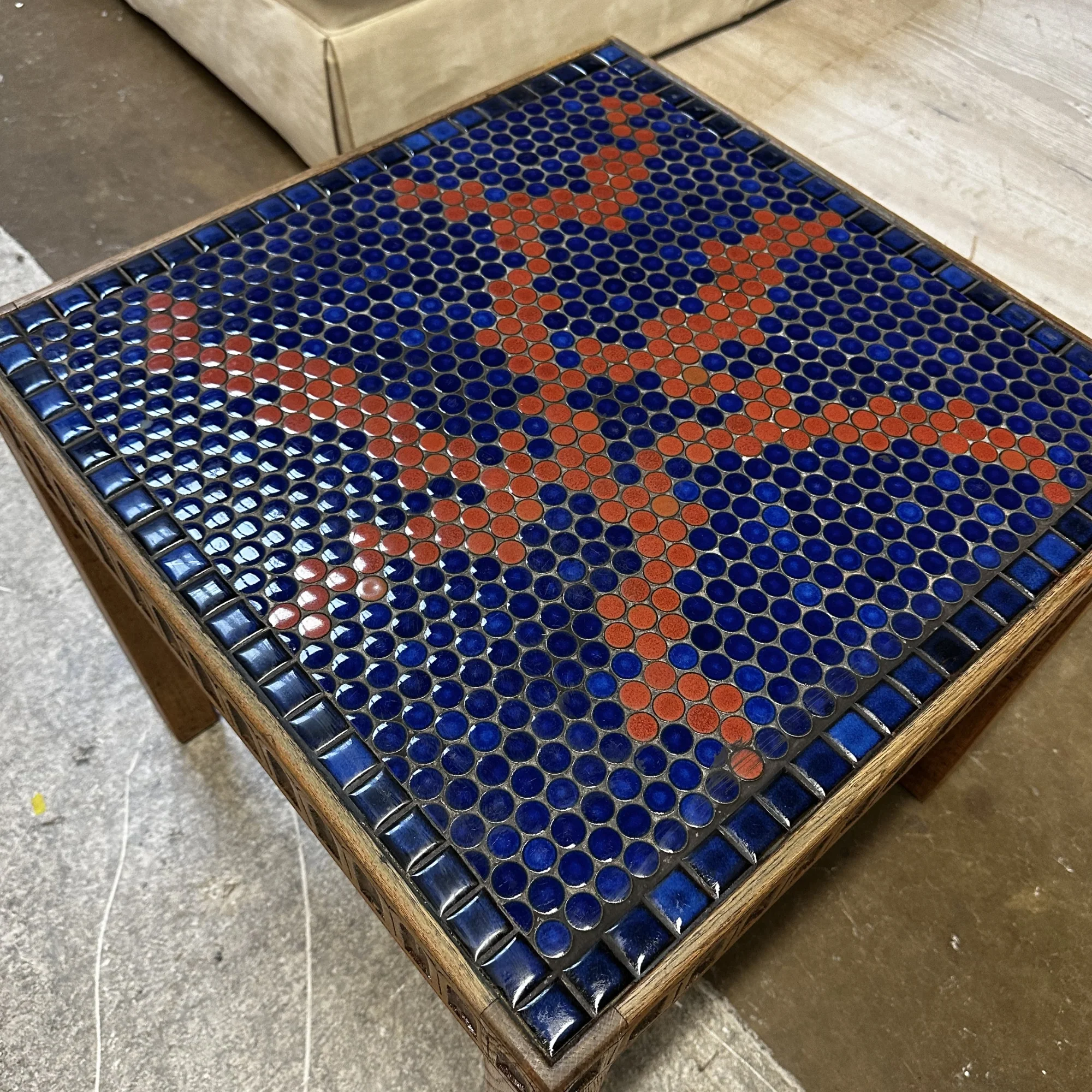 Handmade Mosaic End Table - Image 2