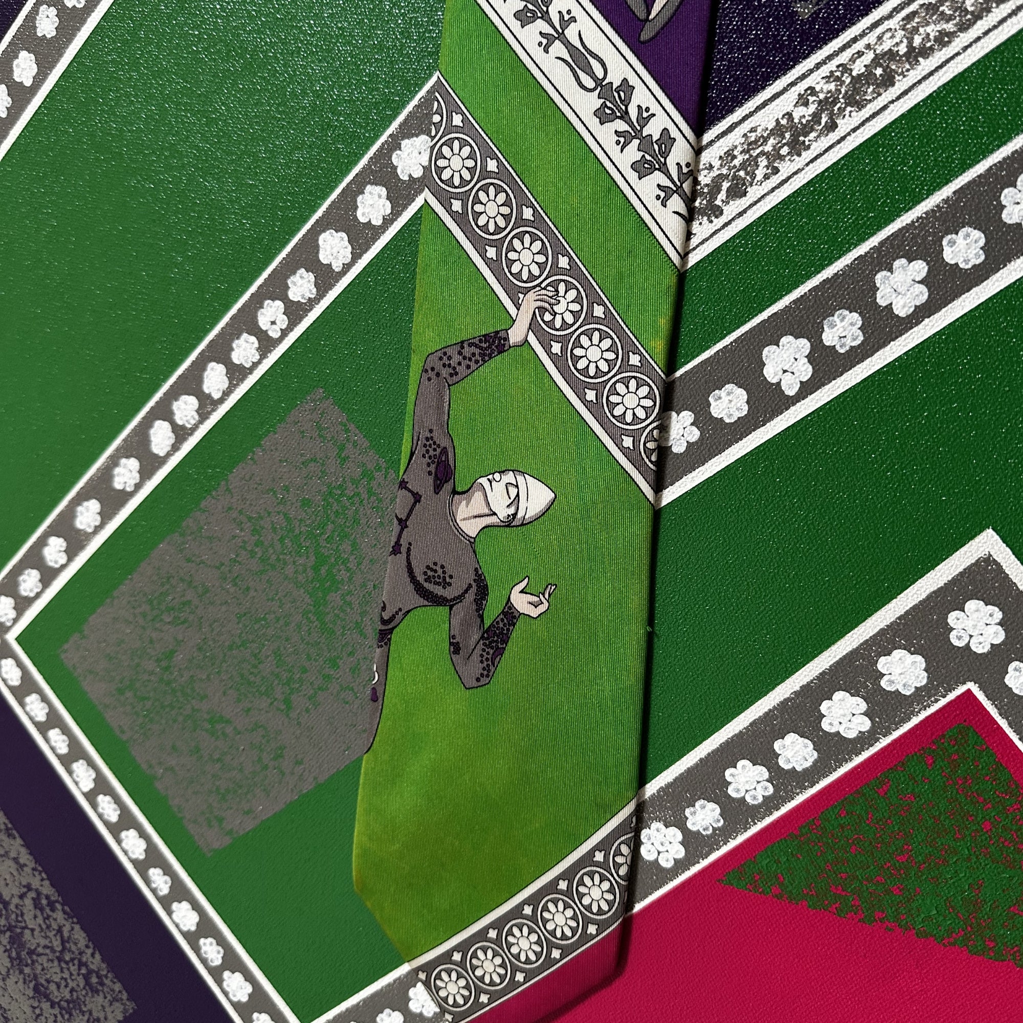 Versace's Hymists Original Mixed Media Art by Greg Brown - Image 2