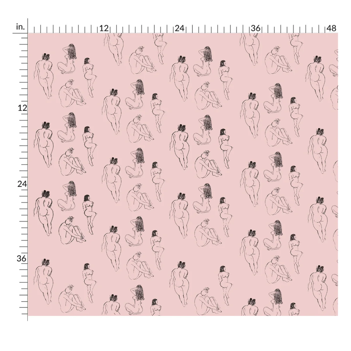 Femme Fatale Wallpaper - Blush - Image 4