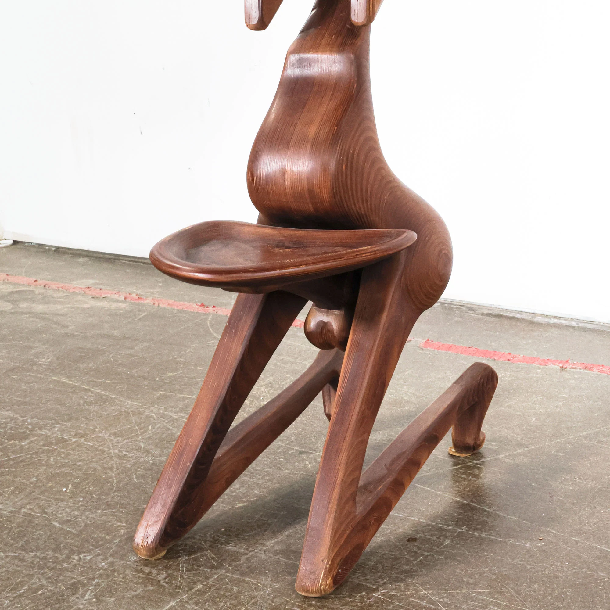 Wood Figure Wine Holder - Image 4