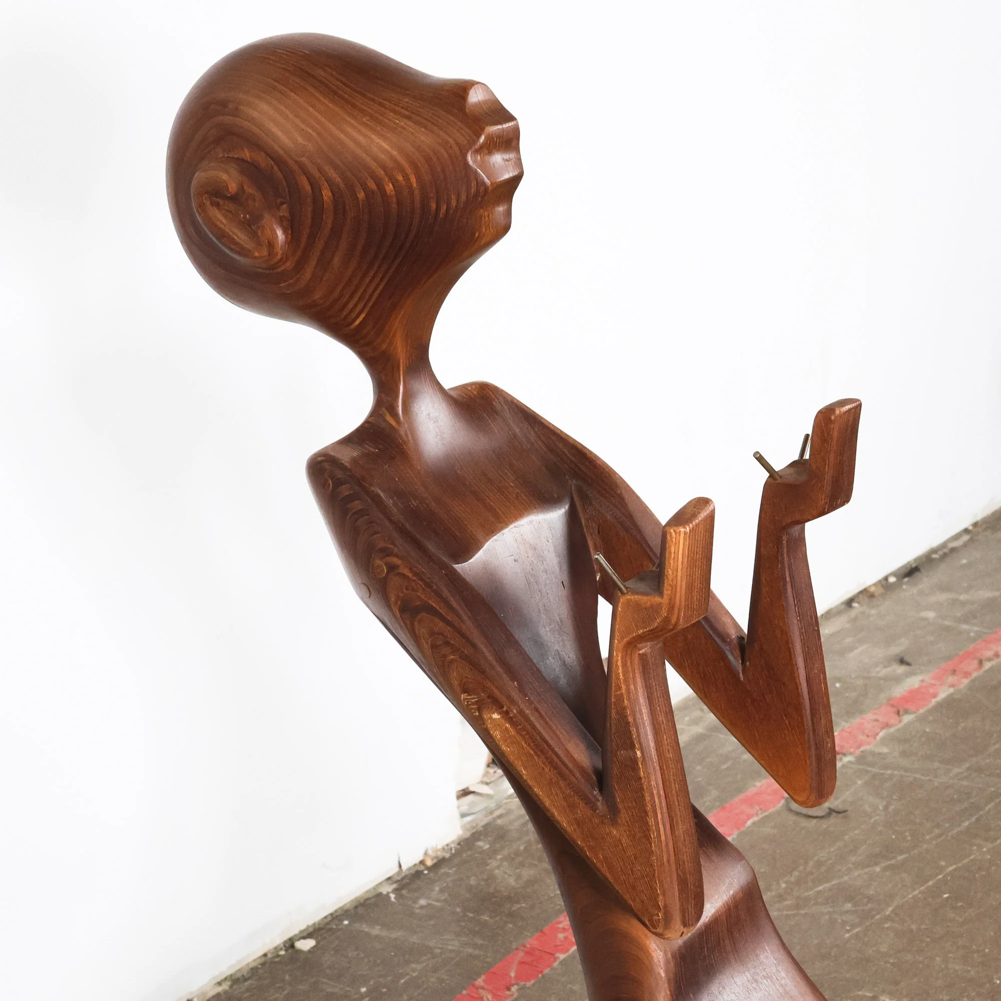Wood Figure Wine Holder - Image 5