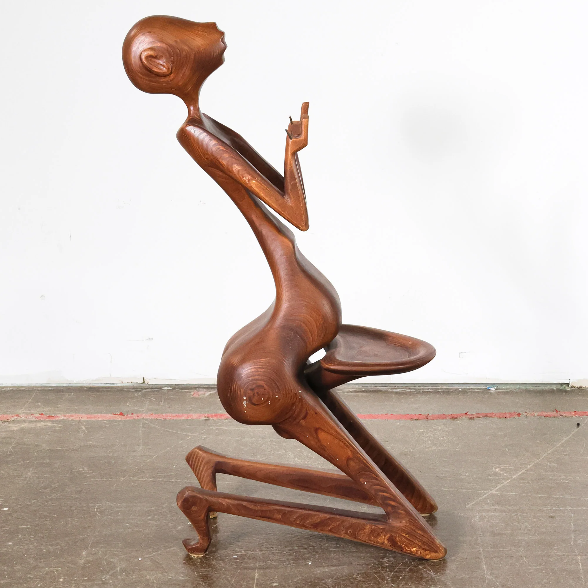 Wood Figure Wine Holder - Image 7