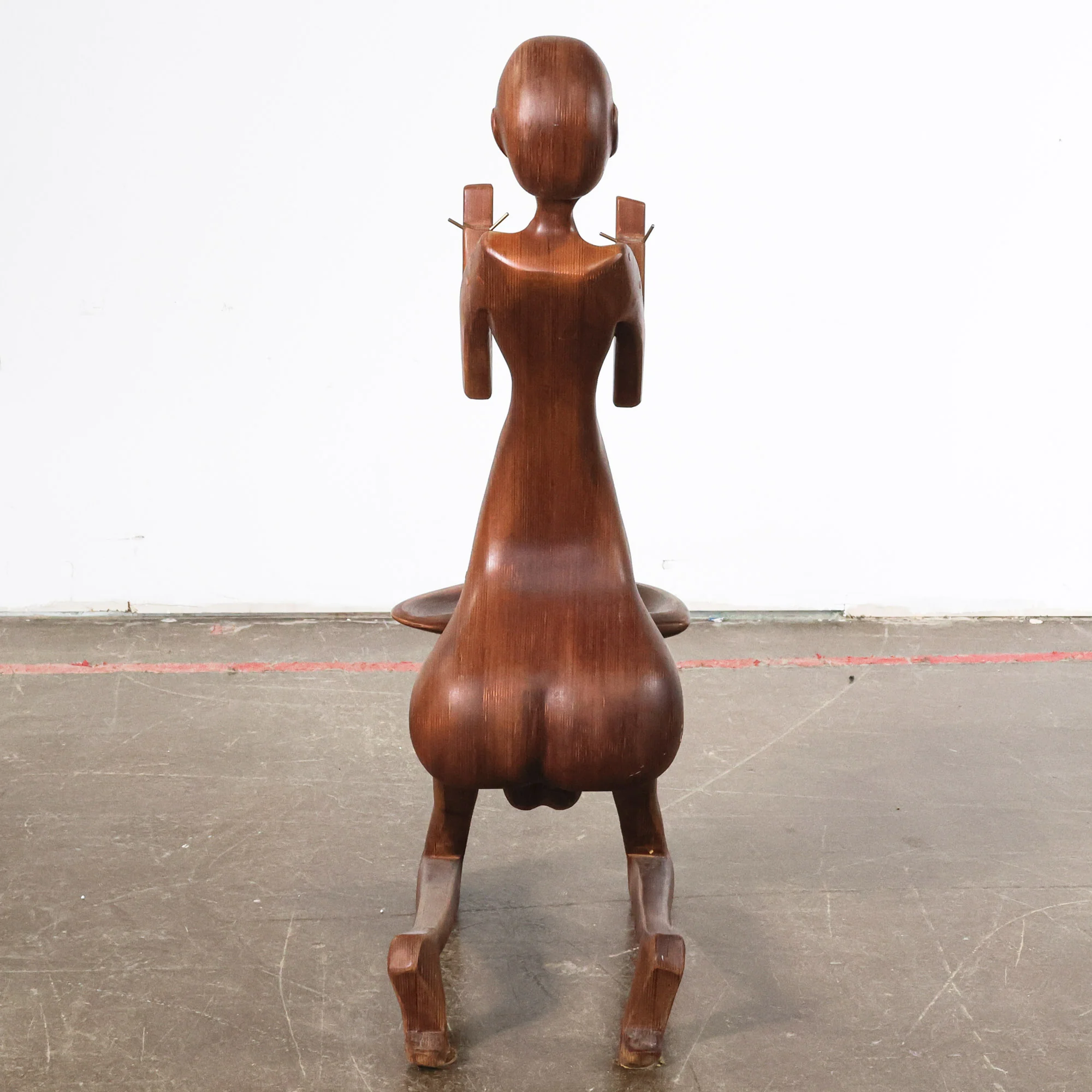 Wood Figure Wine Holder - Image 8
