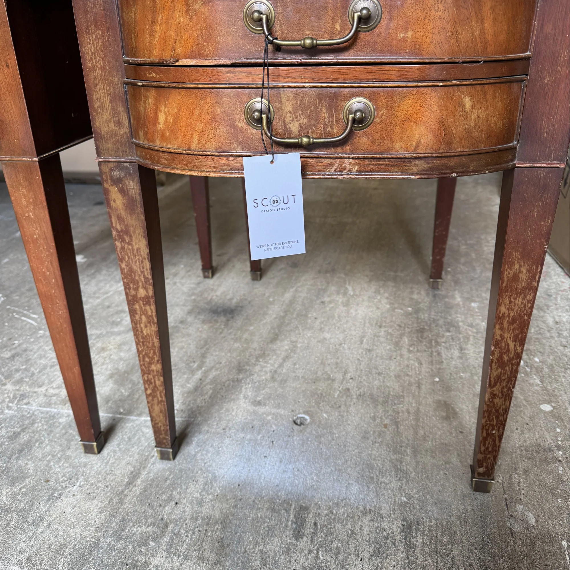 Pair of Traditional Mahogany End Tables - Image 2