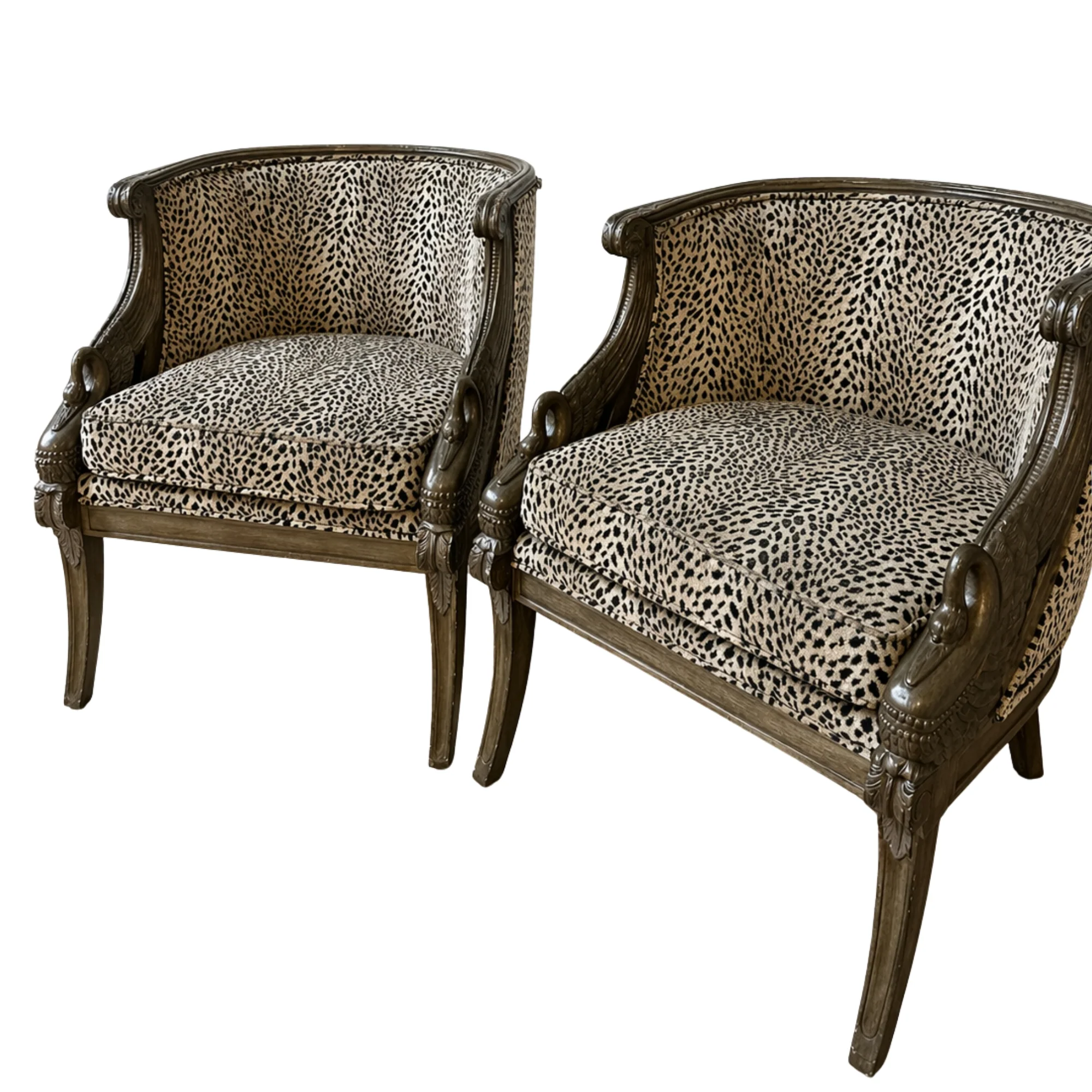 Pair of Swan Chairs - Image 2