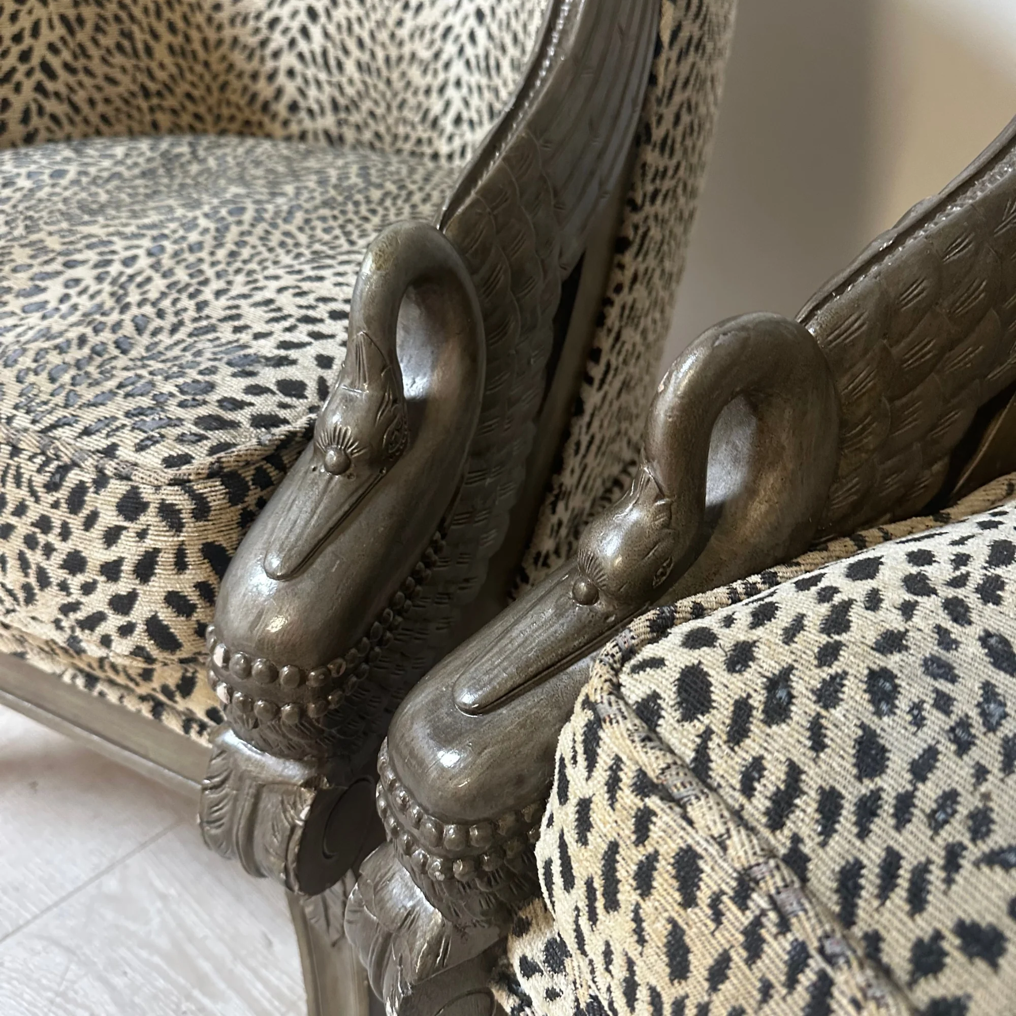 Pair of Swan Chairs - Image 4